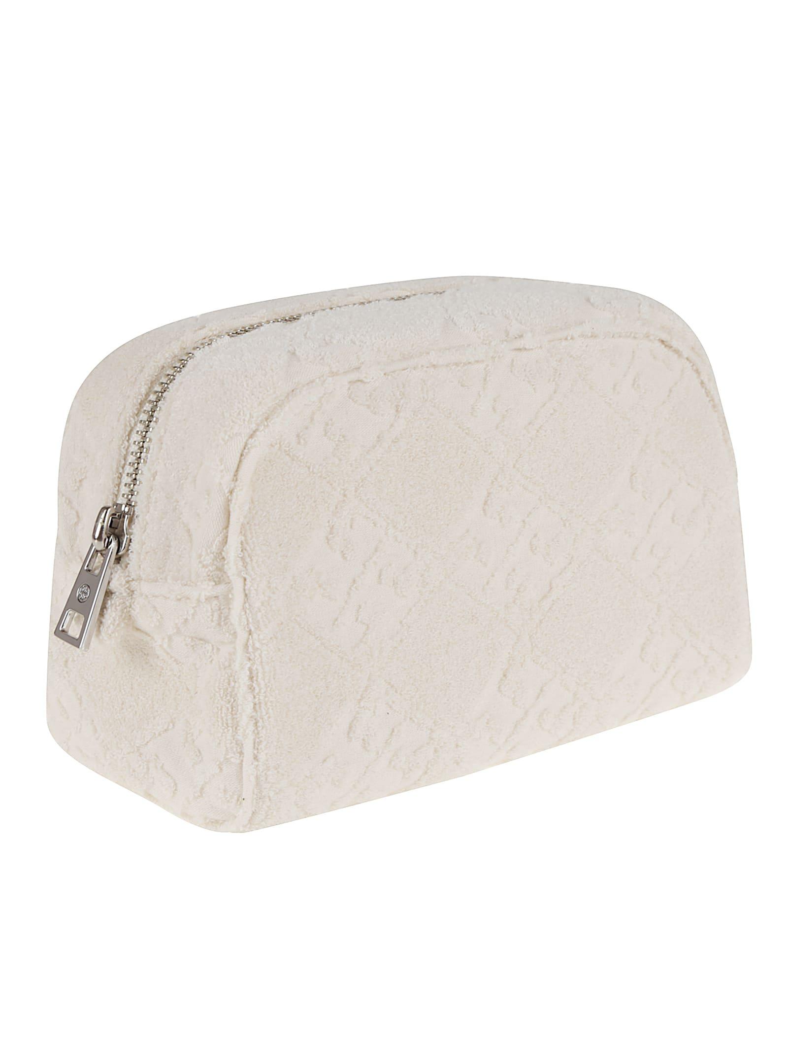 クラッチバッグ Tory Burch Tory Burch Clutches Women Leather White/Black Tory Burch Women's Eleanor Clutch, New Cream, Off White, One
