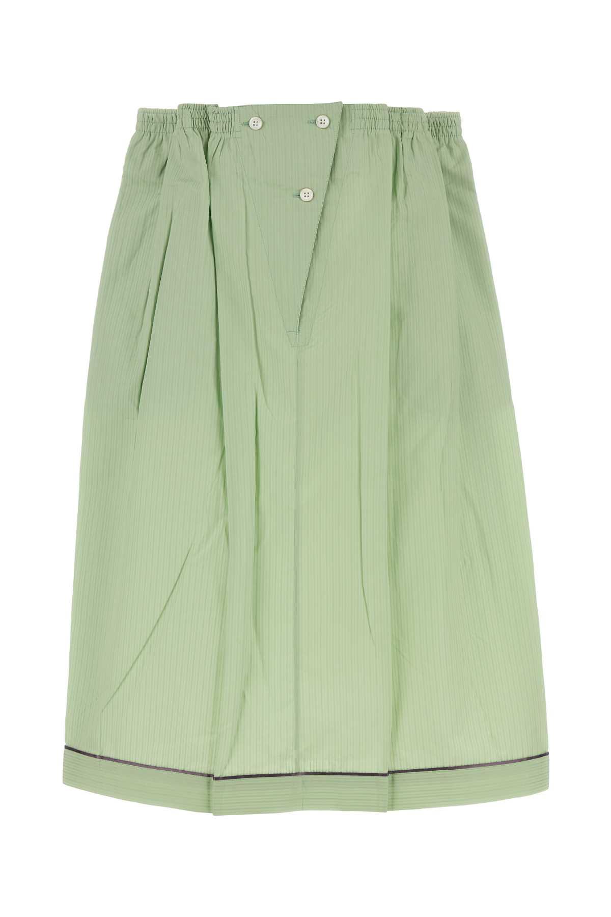 スカート PRADA Grass Green Suede Mini Skirt Prada Grass Green Suede Mini Skirt | italist