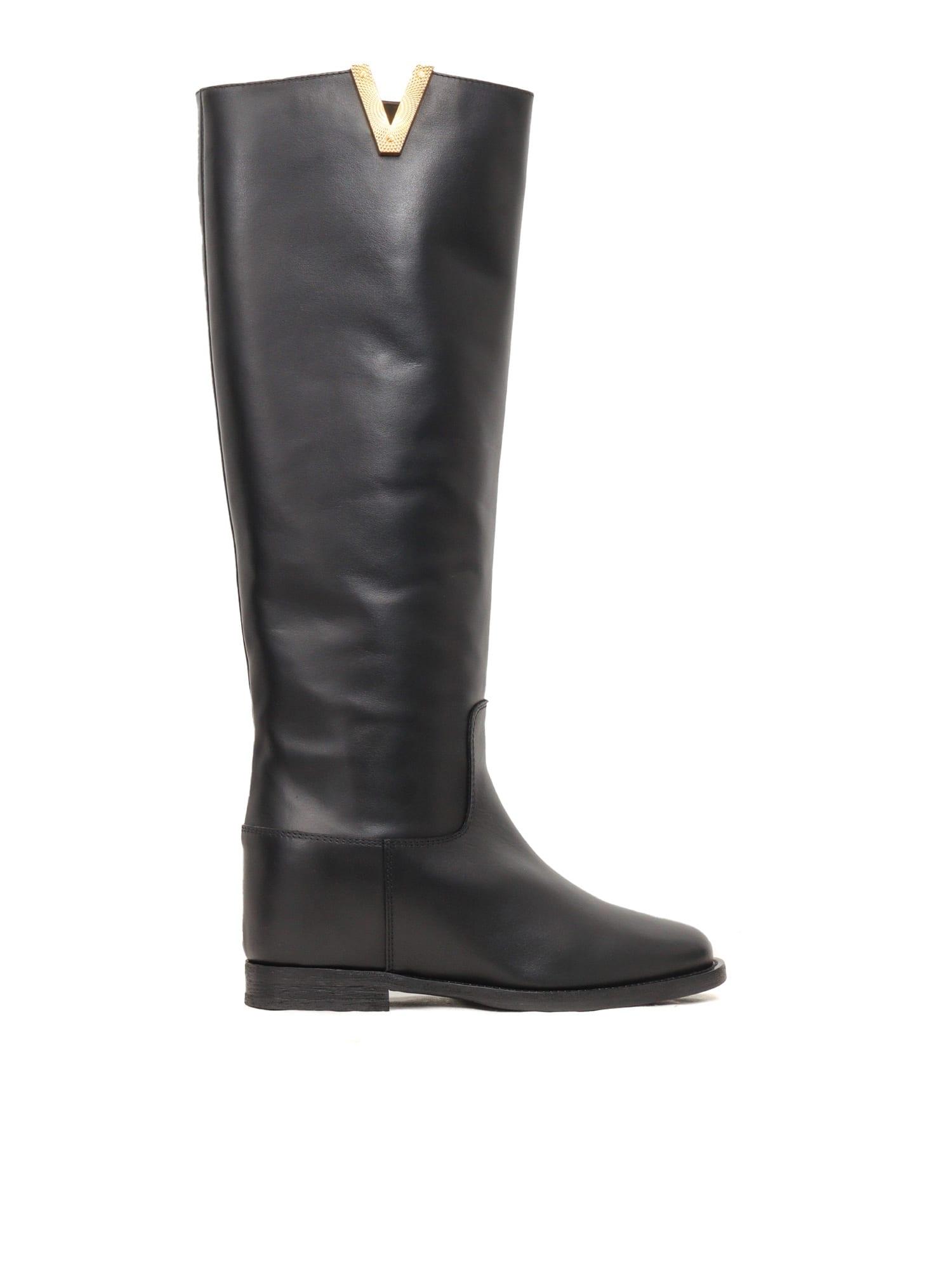 Via Roma 15 Acc New Boots in Black Lyst UK