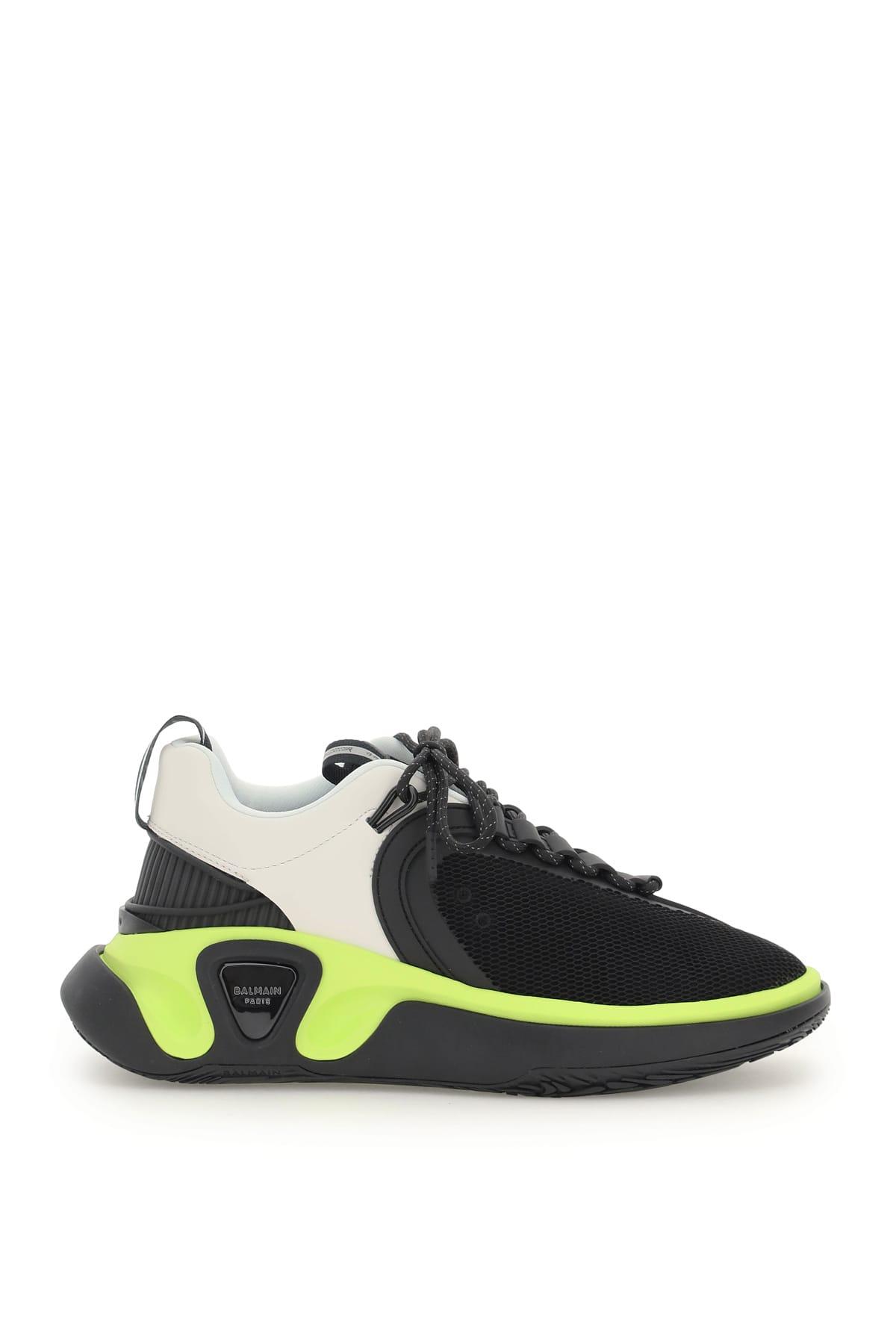Balmain Rubber B-runner Sneakers in Black for Men - Lyst