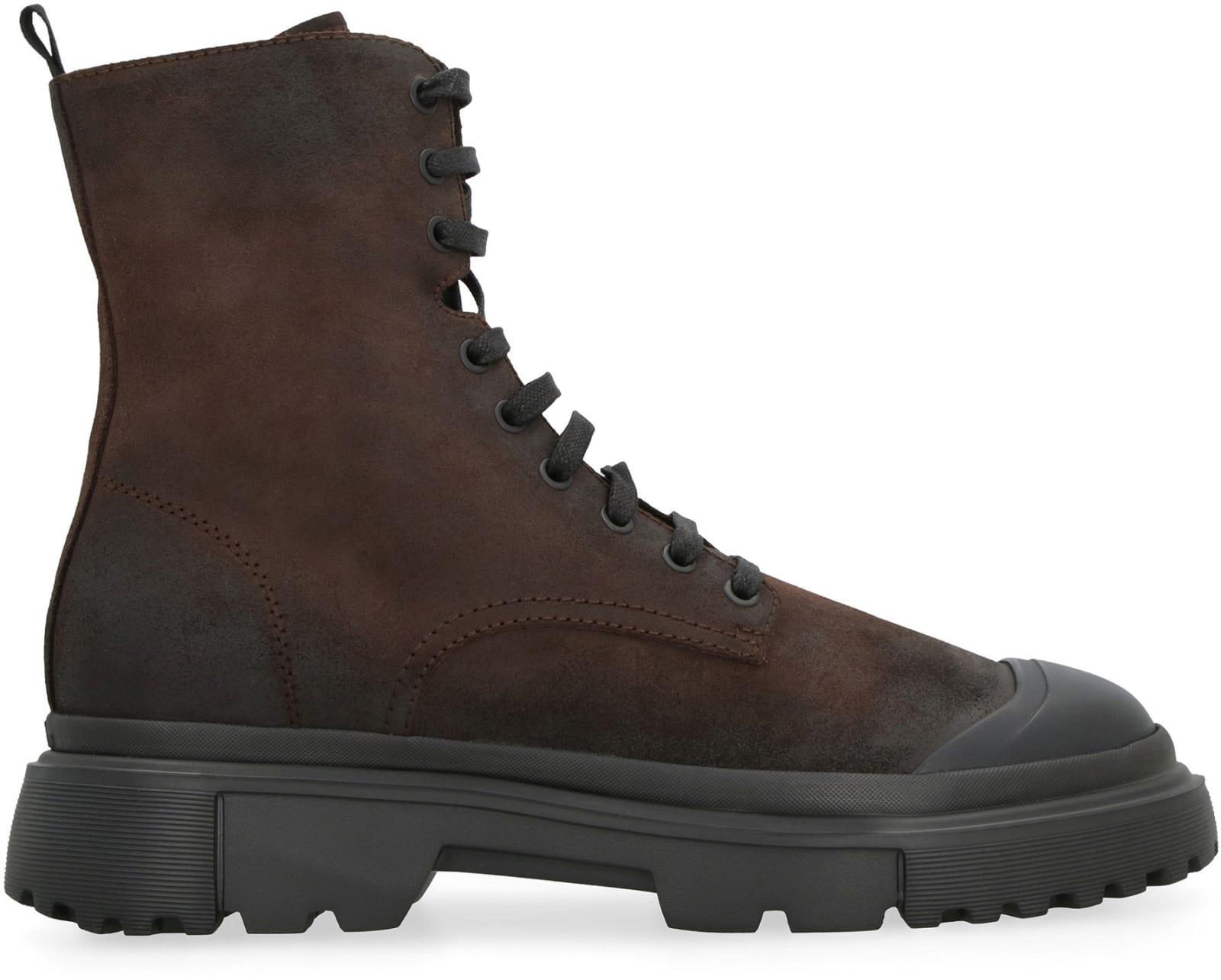 Hogan H619 Amphibian In Leather ブーツ-