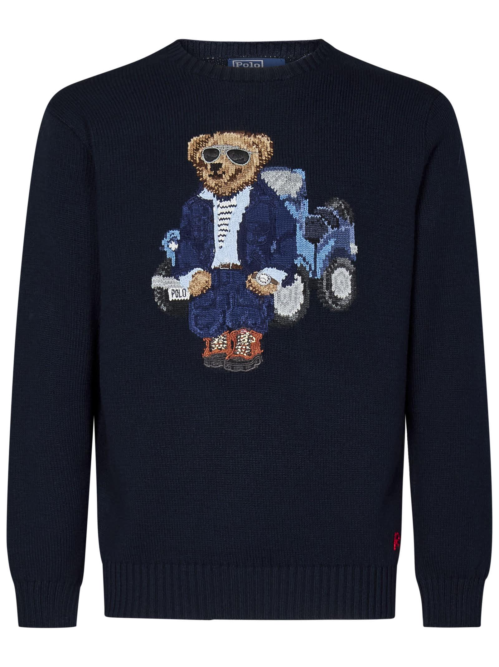 Polo Ralph Lauren Polo Bear Sweater in Blue for Men | Lyst