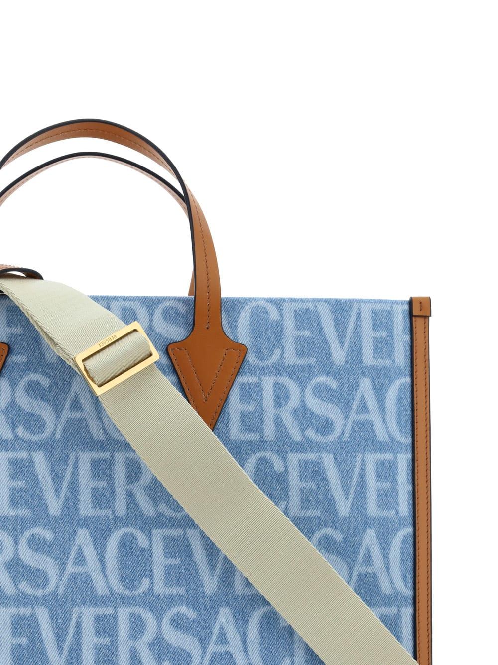 Versace Shoulder Bags in Blue for Men | Lyst UK