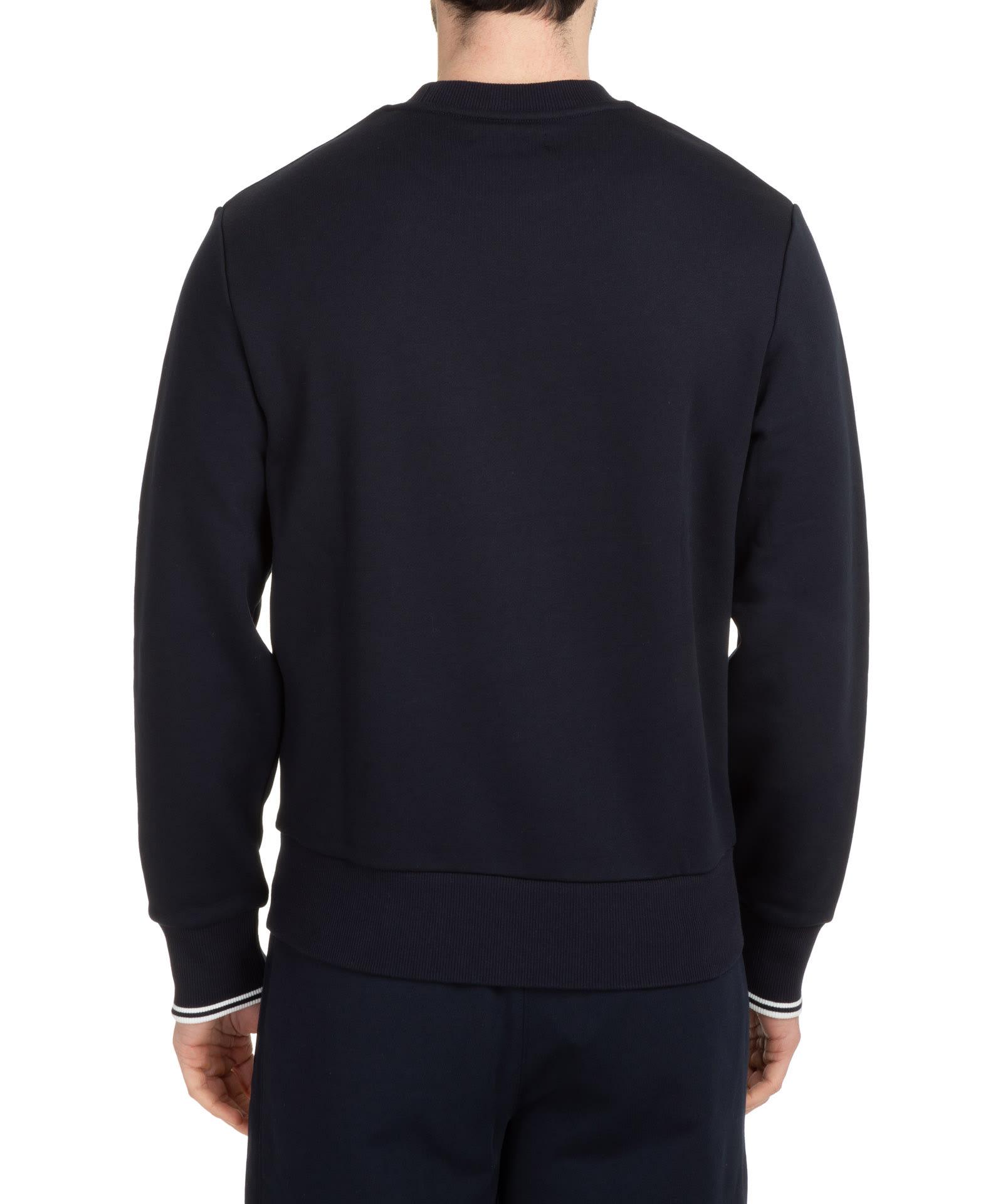 Fred Perry Cotton Sweatshirt in Blue for Men | Lyst