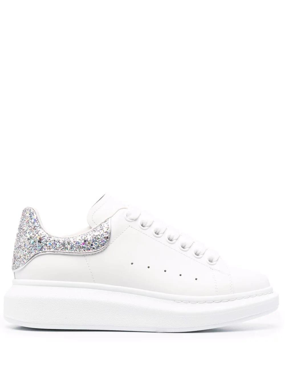 Silver glitter mcqueens hot sale