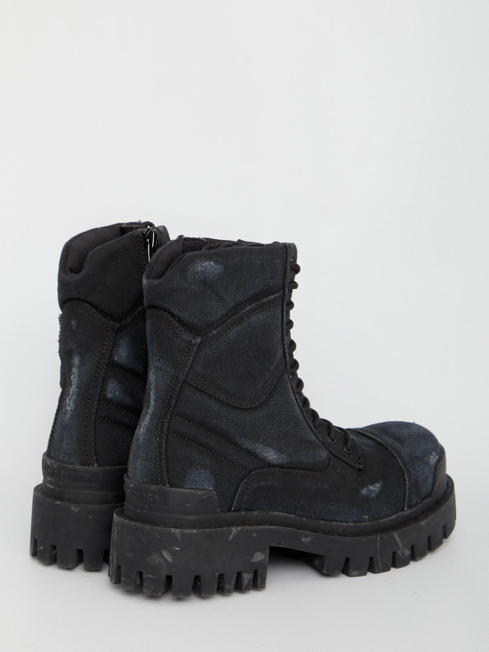 Balenciaga Combat Strike L20 Boots in Black | Lyst