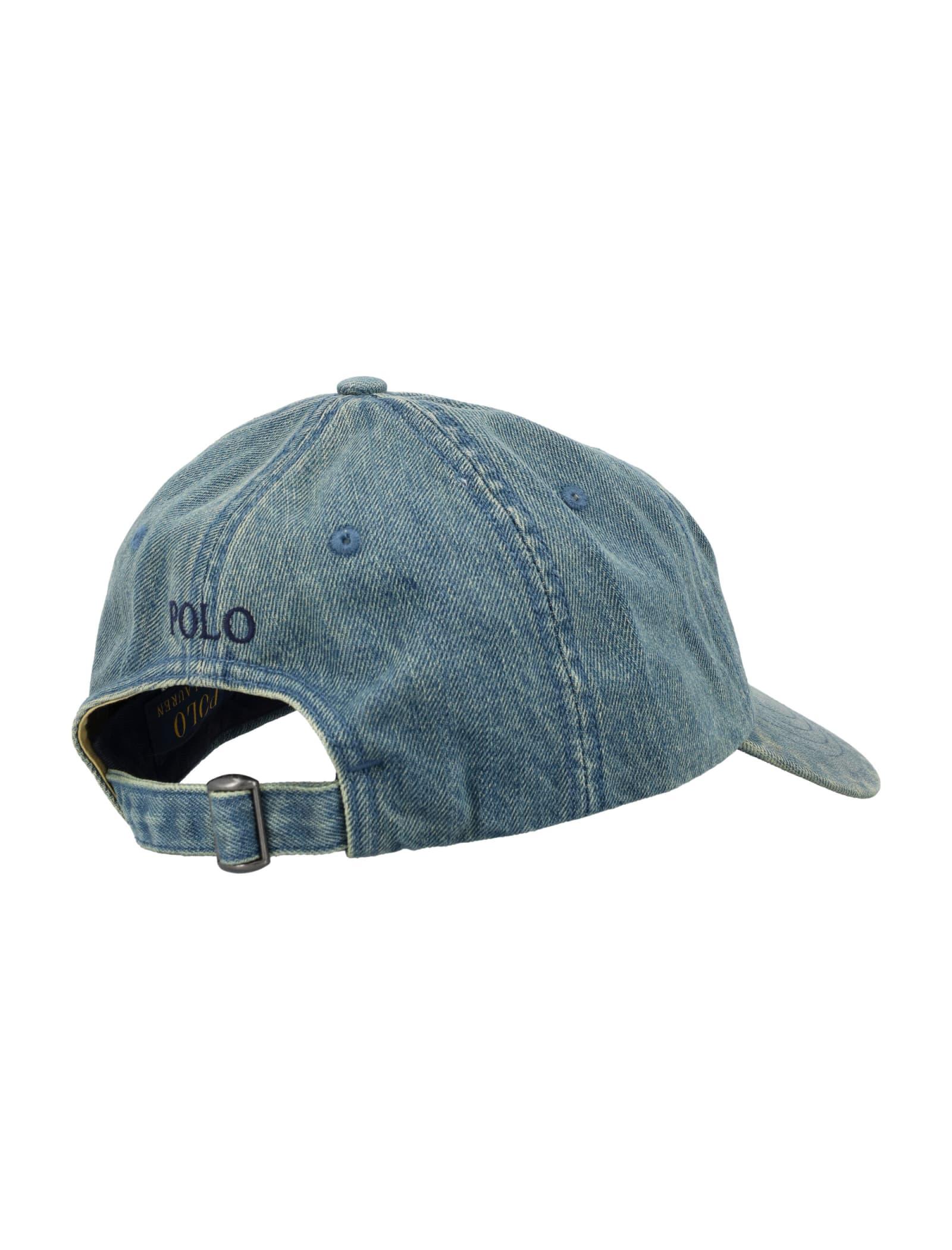 希少/Polo ralph lauren denim cap✳︎✳︎ Polo Ralph Lauren Polo Pony denim baseball cap BLUE | eBay
