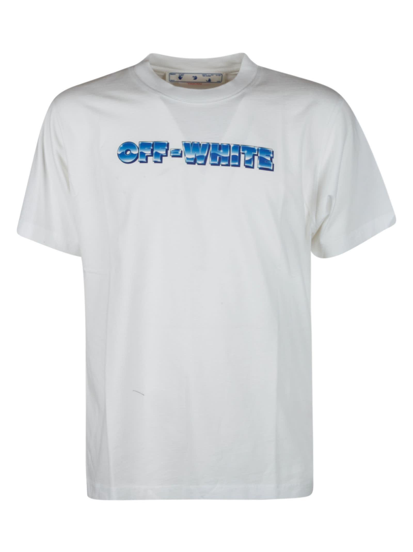 Off-White c/o Virgil Abloh Metal Arrow Slim T-shirt in Blue for Men | Lyst