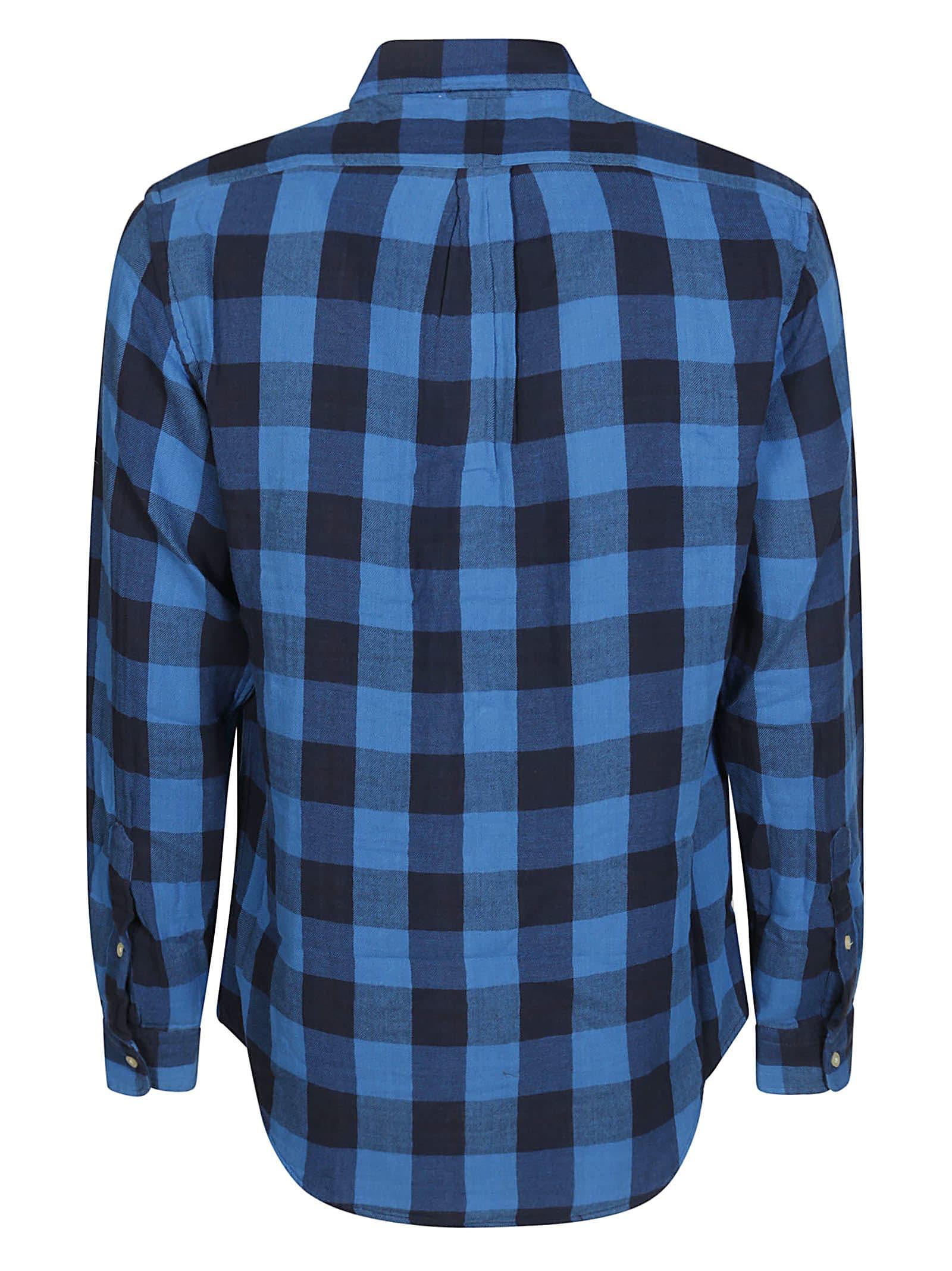 Polo Ralph Lauren Double Shirt Ck in Blue for Men | Lyst