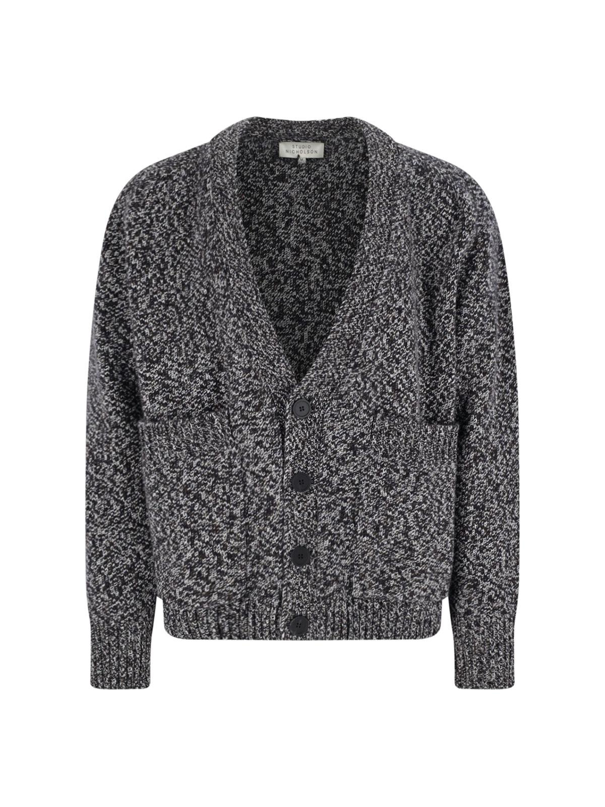Studio Nicholson Sweaters Lambswool in Gray for Men | Lyst