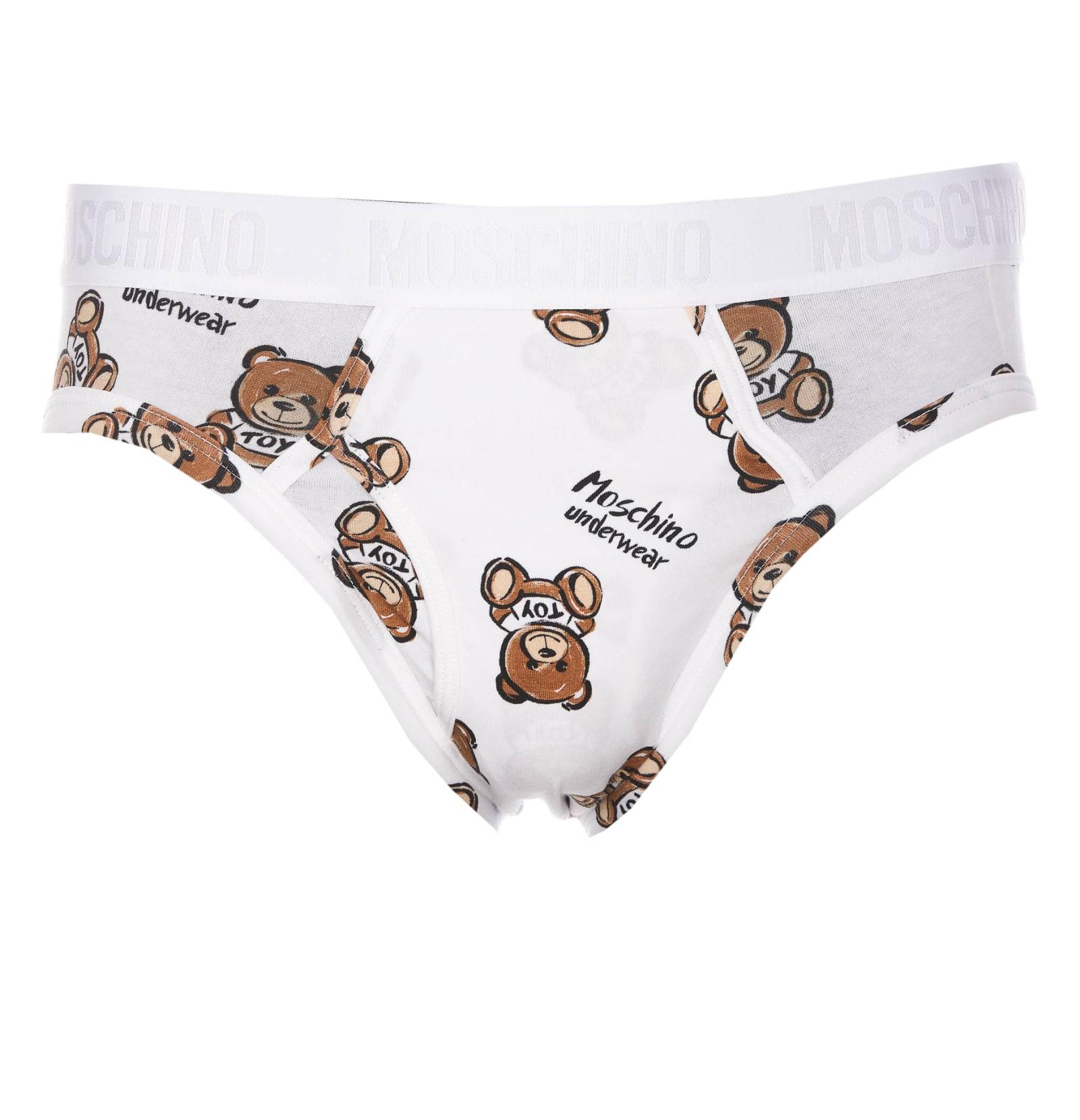 新品タグ付‼︎ MOSCHINO UNDERWEAR パーカー 白 キャンディ柄