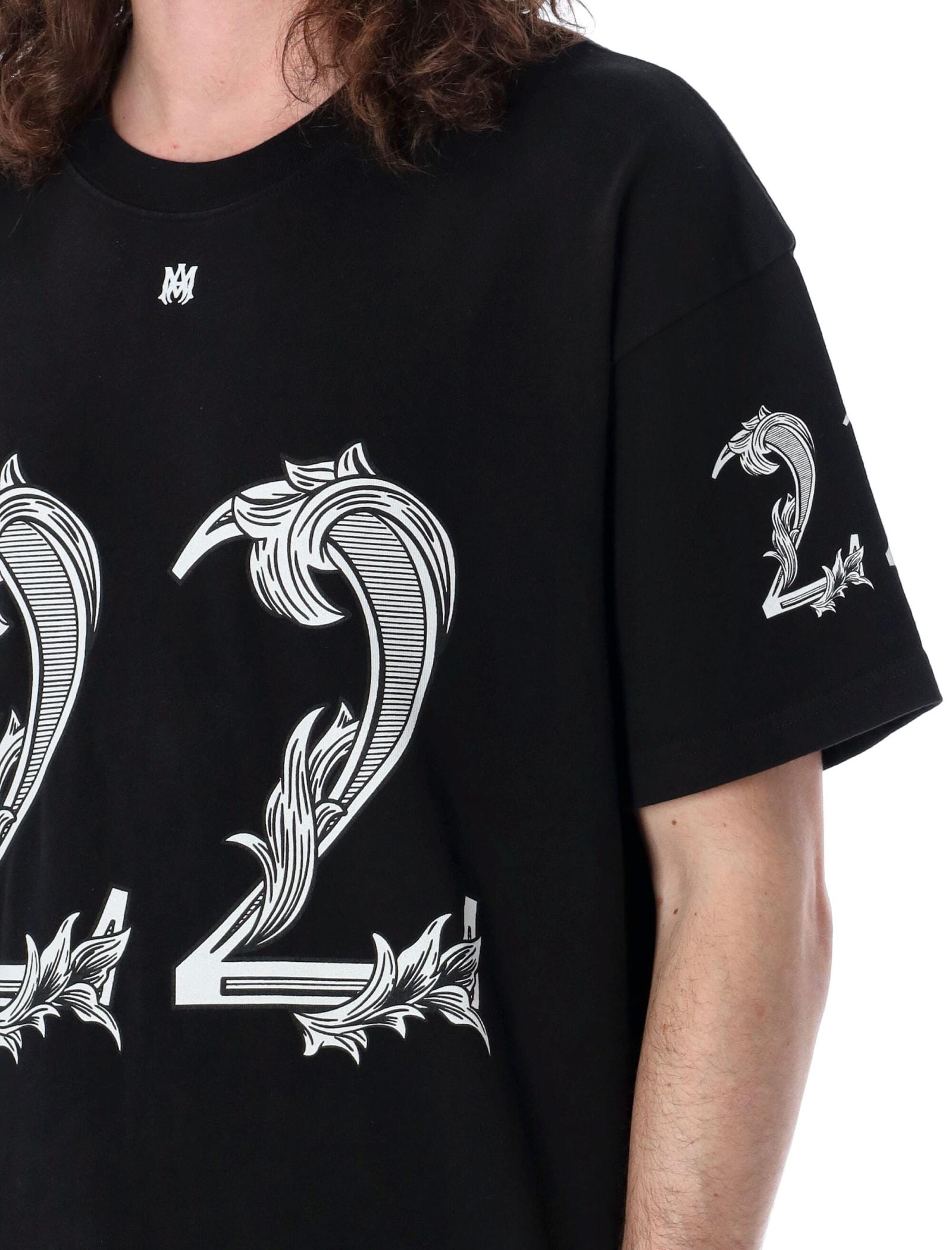 Amiri 22 T-Shirt in Black for Men | Lyst UK