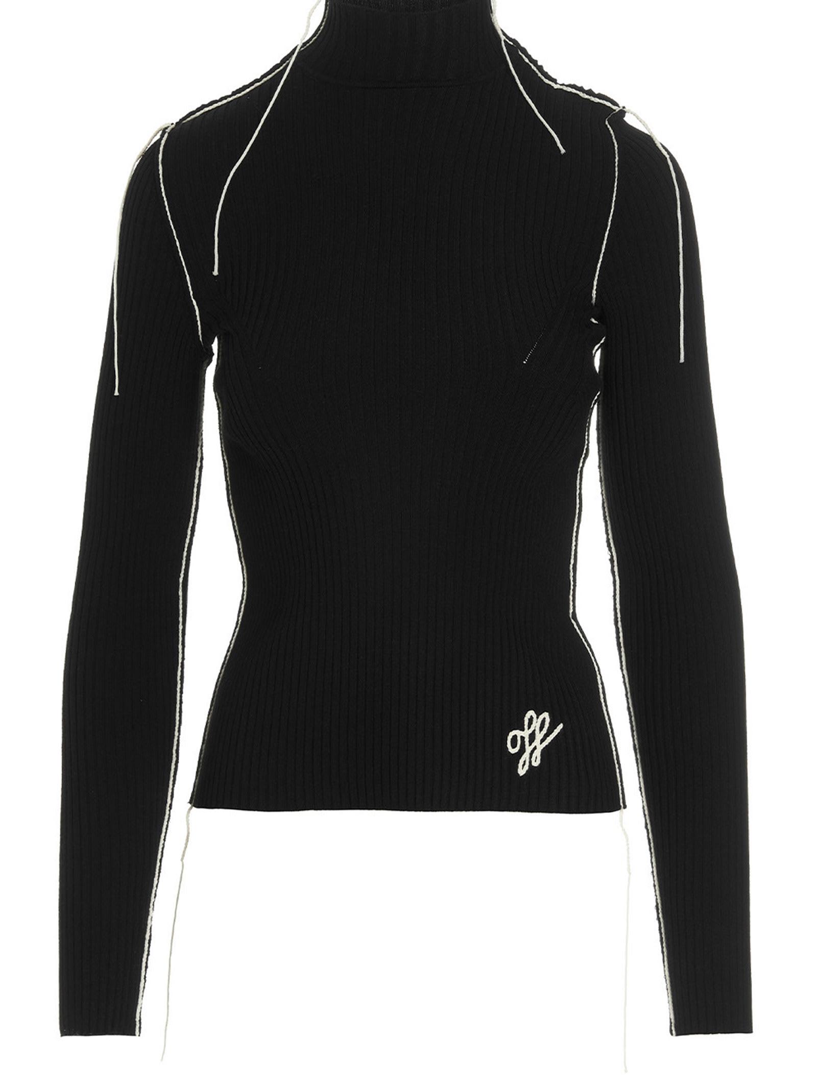 Off-White c/o Virgil Abloh Outline Sweater in Black | Lyst