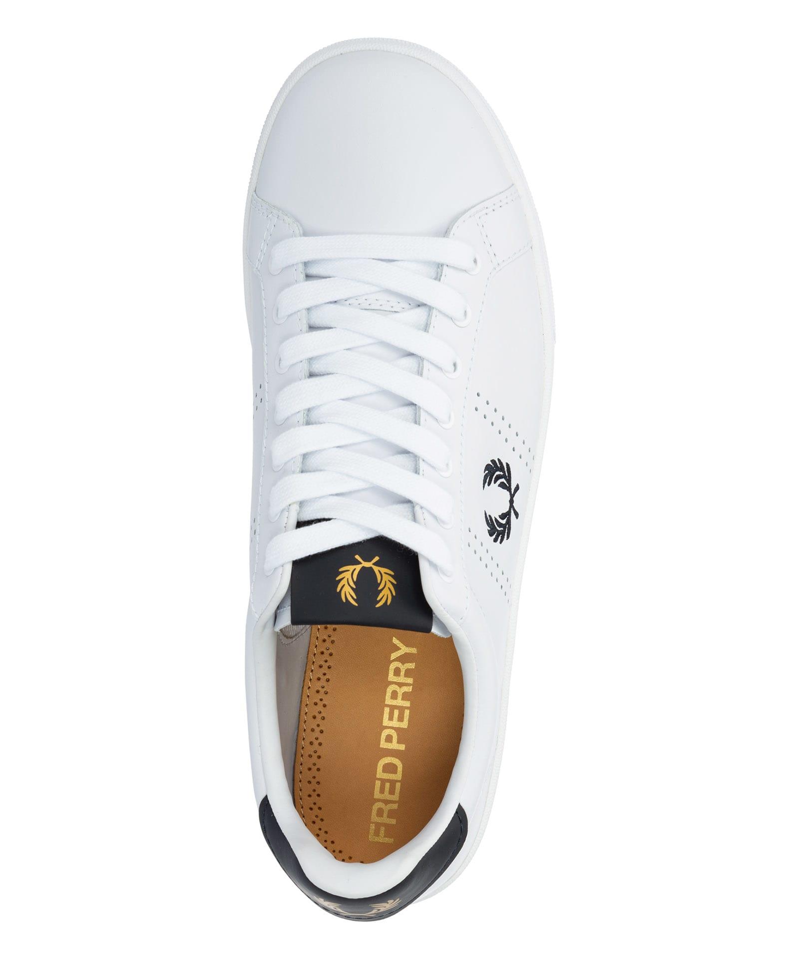 Fred Perry B721 Sneakers in White for Men | Lyst
