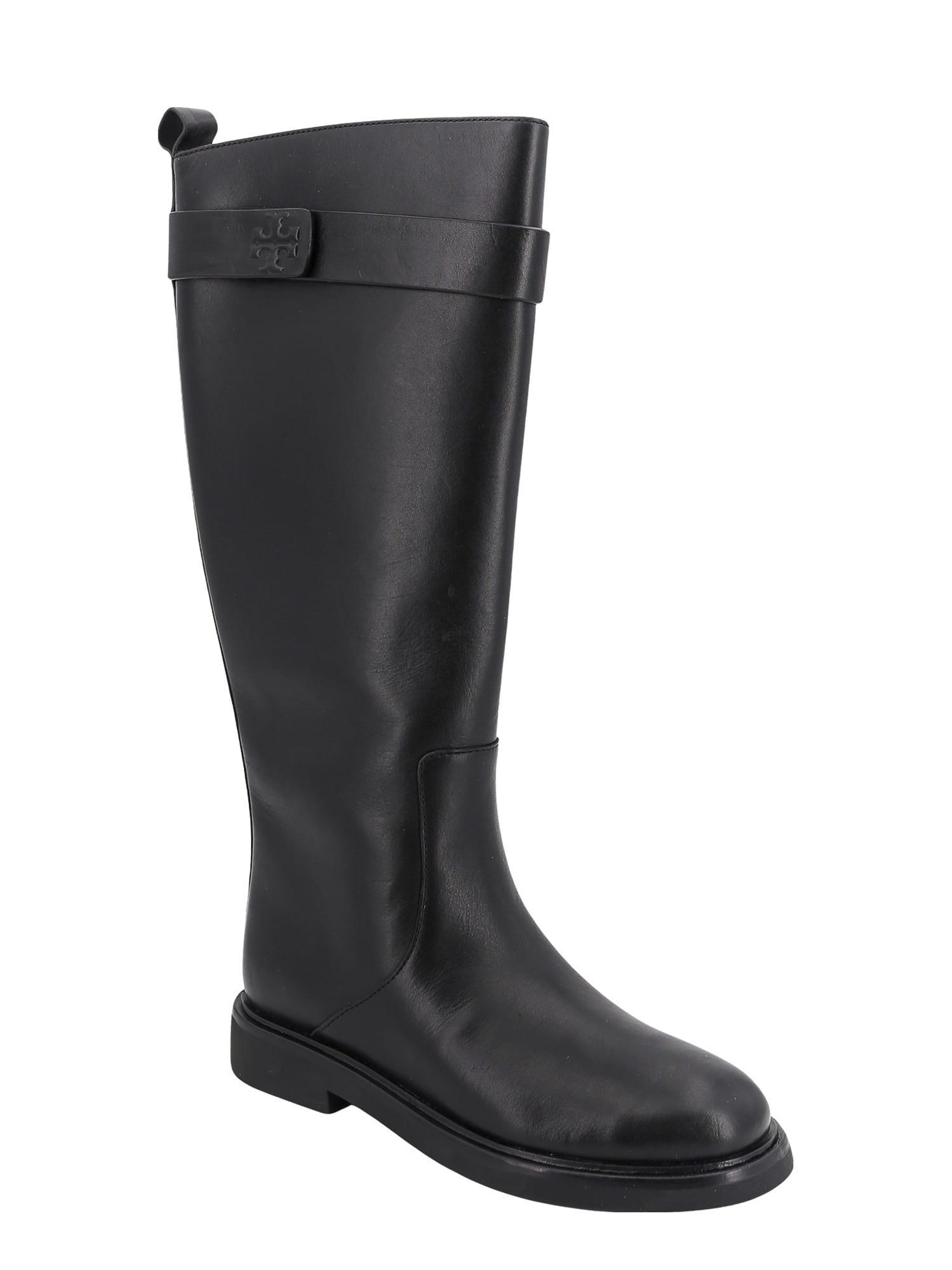 Tory burch riding boots cheap black