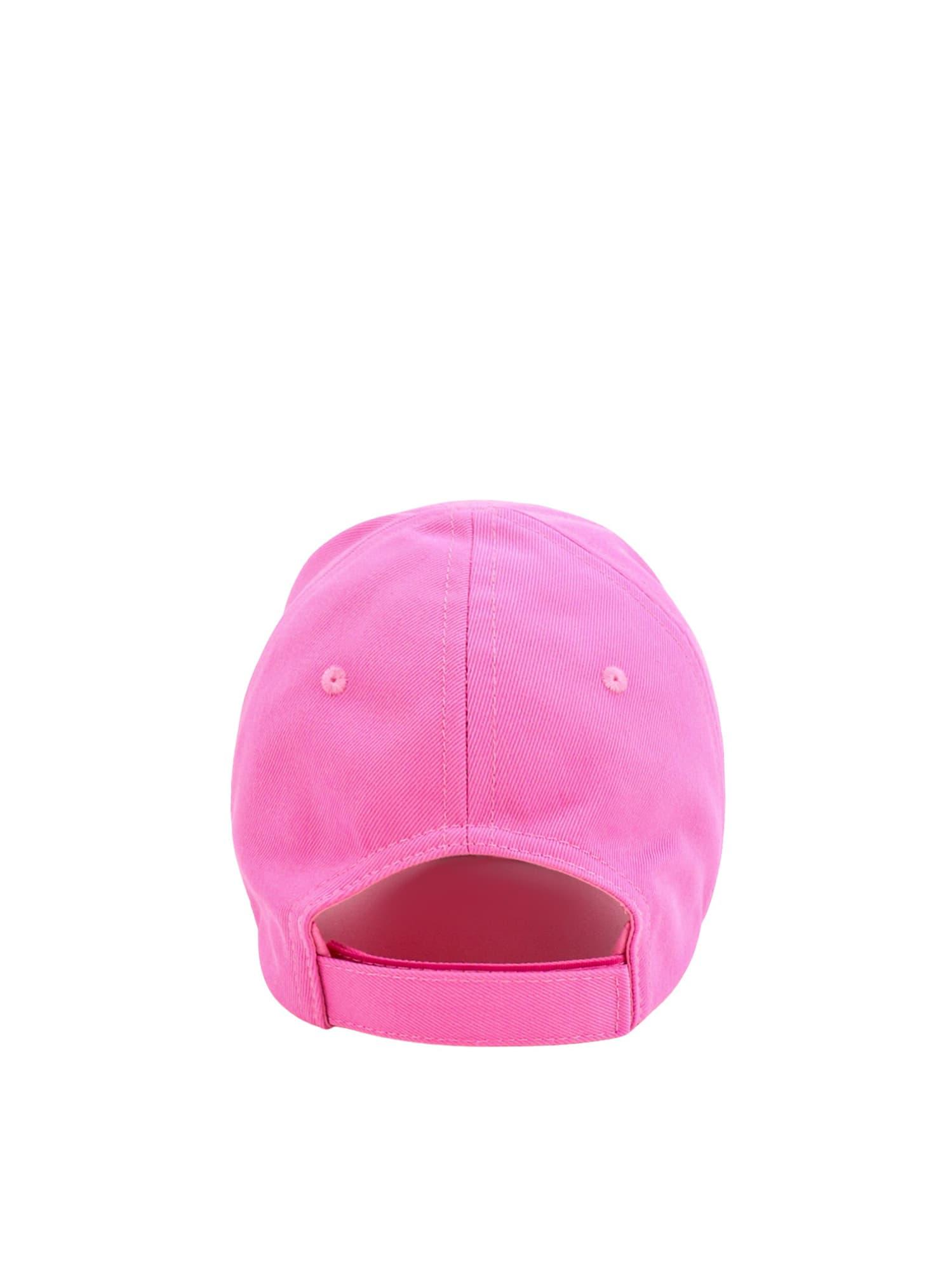pink balenciaga bucket hat