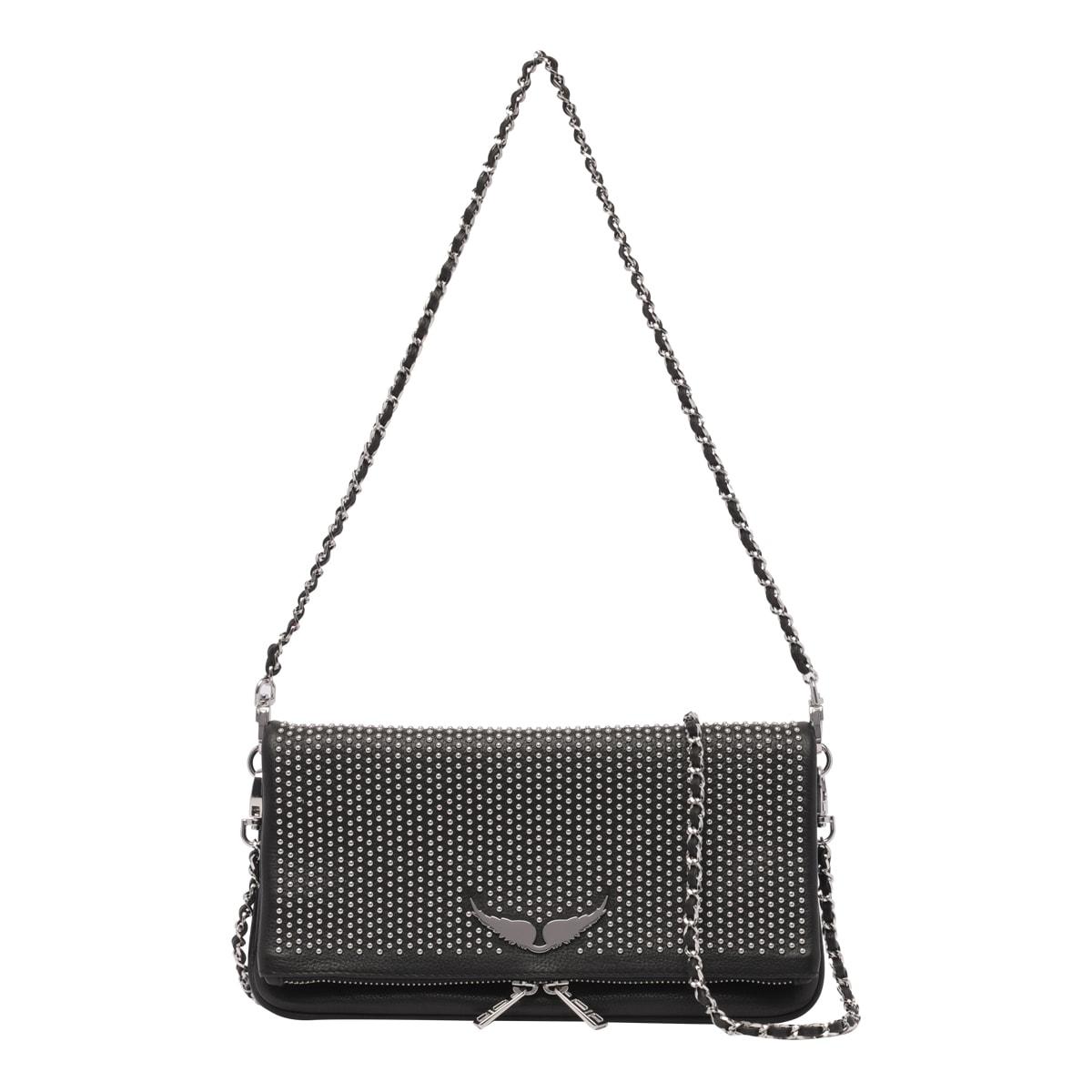 ZADIG & VOLTAIRE: Rock bag, black-gold (carryover) – My o My