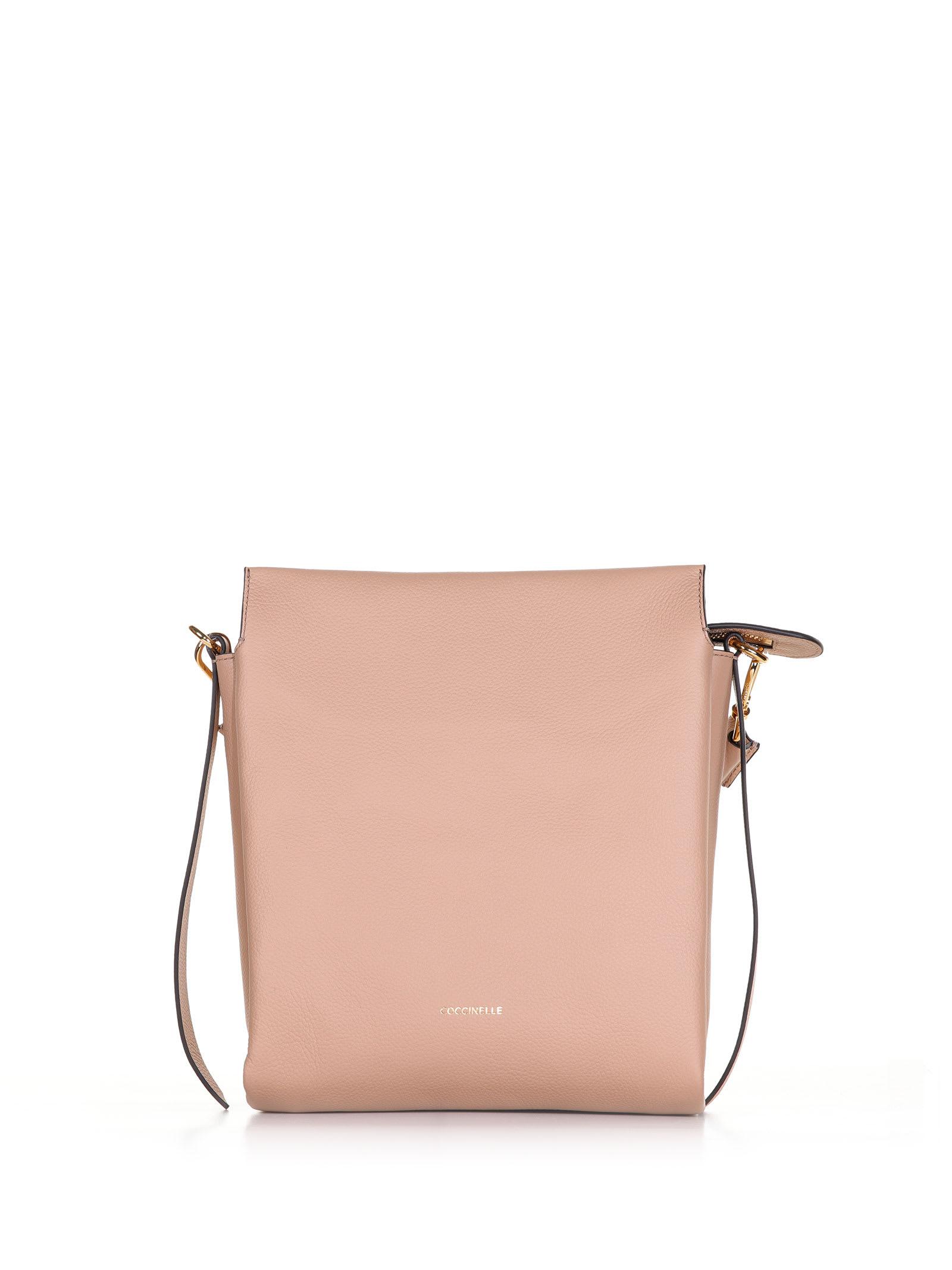 Coccinelle Boheme Bag With Curled Handle in Pink | Lyst
