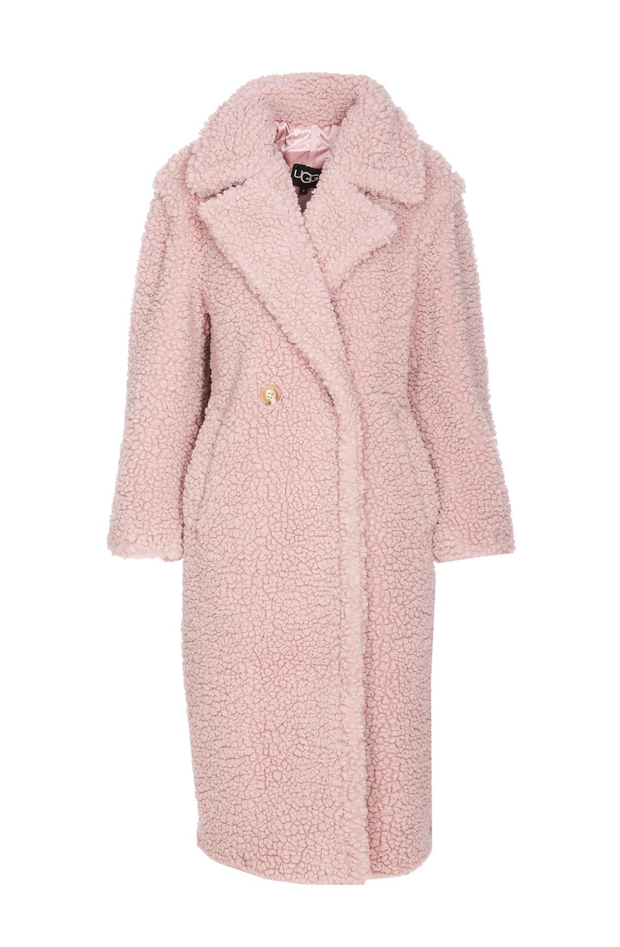 UGG Gertude Teddy Coat in Pink Lyst