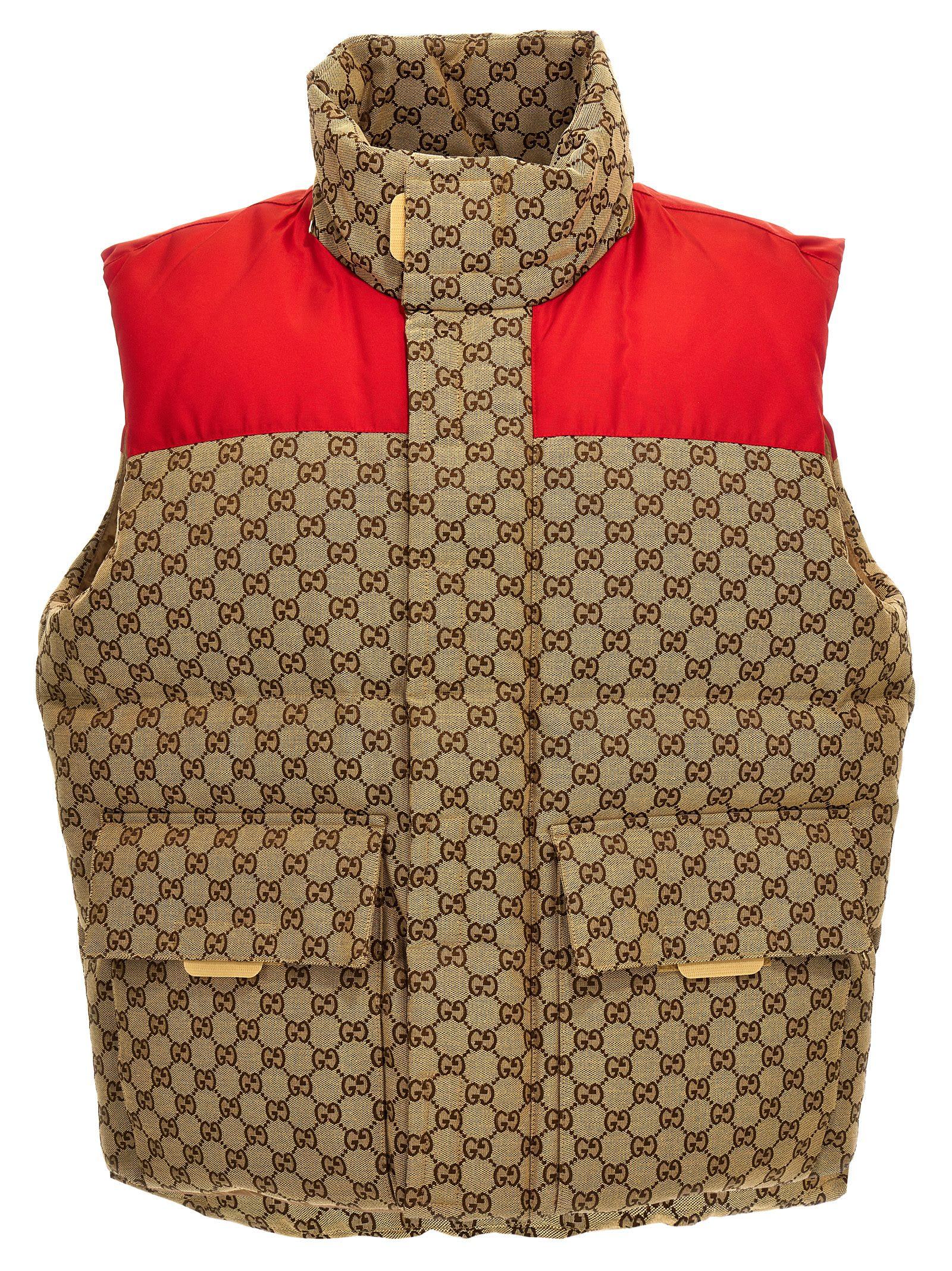Gucci Gg Vest in Red for Men Lyst
