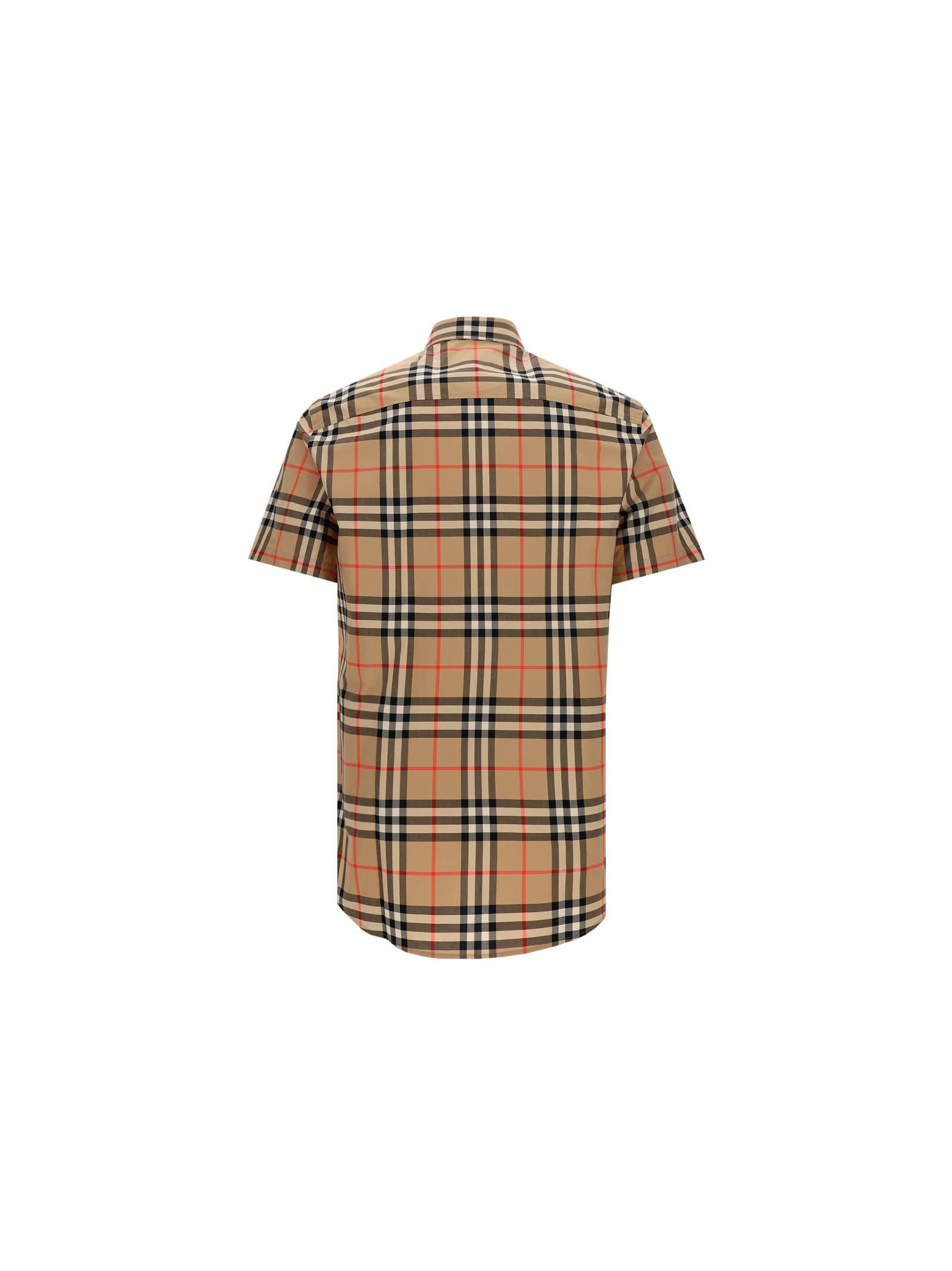 Burberry Caxton Shirt in White for Men | Lyst