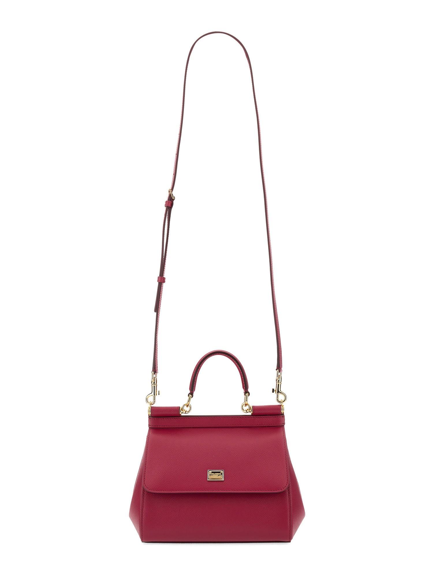 Dolce & Gabbana Sicily Small Bag in Red