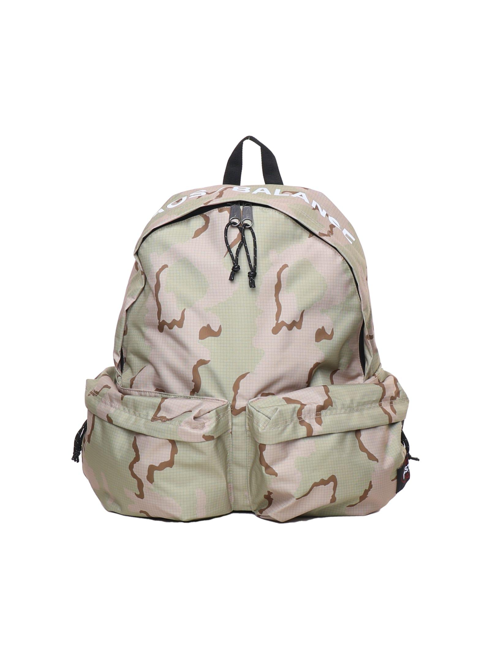 Eastpak Camo Pattern Backpack in White | Lyst