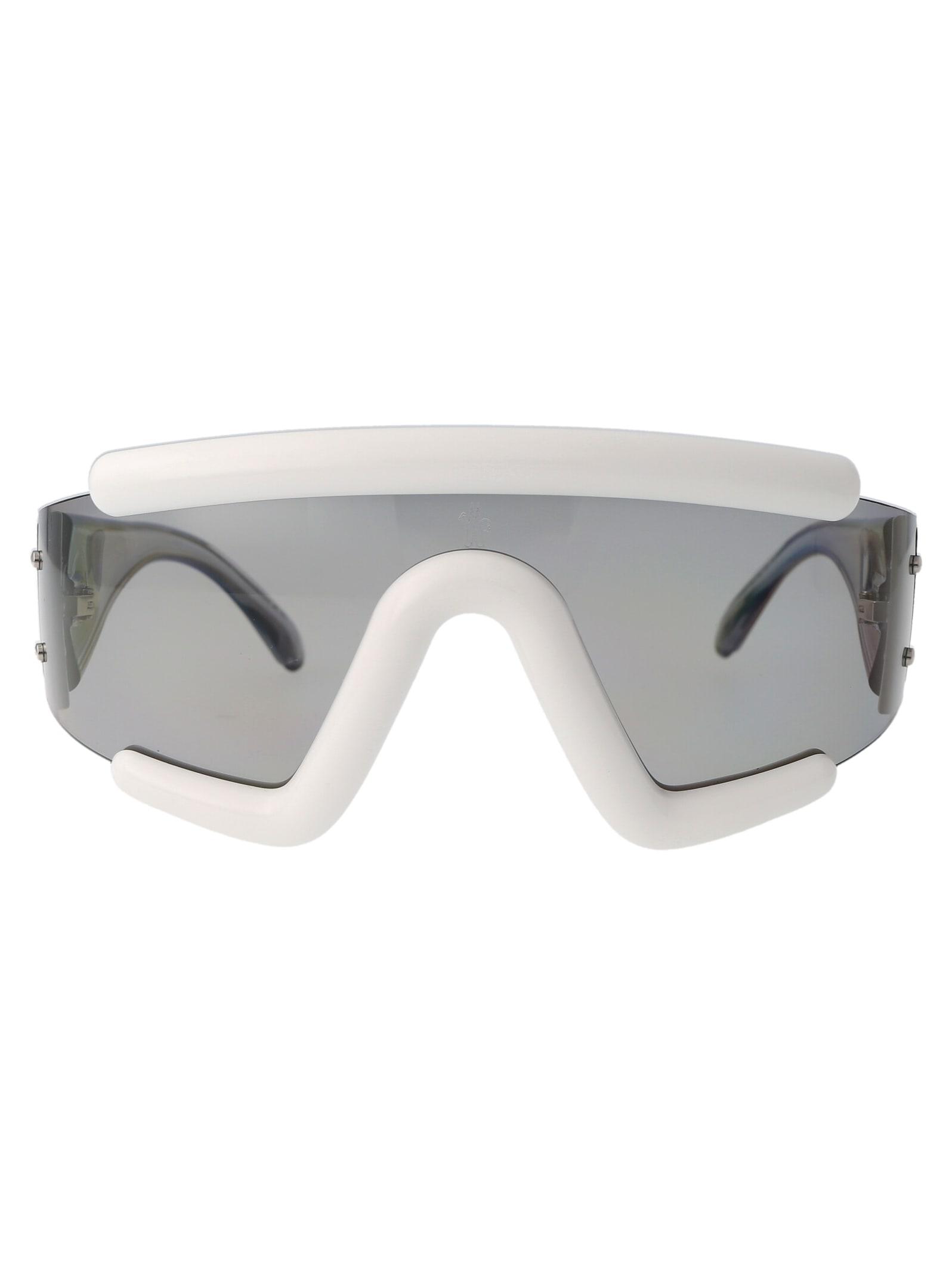 Moncler ML0051 Blue/Silver Unisex Ski Goggles