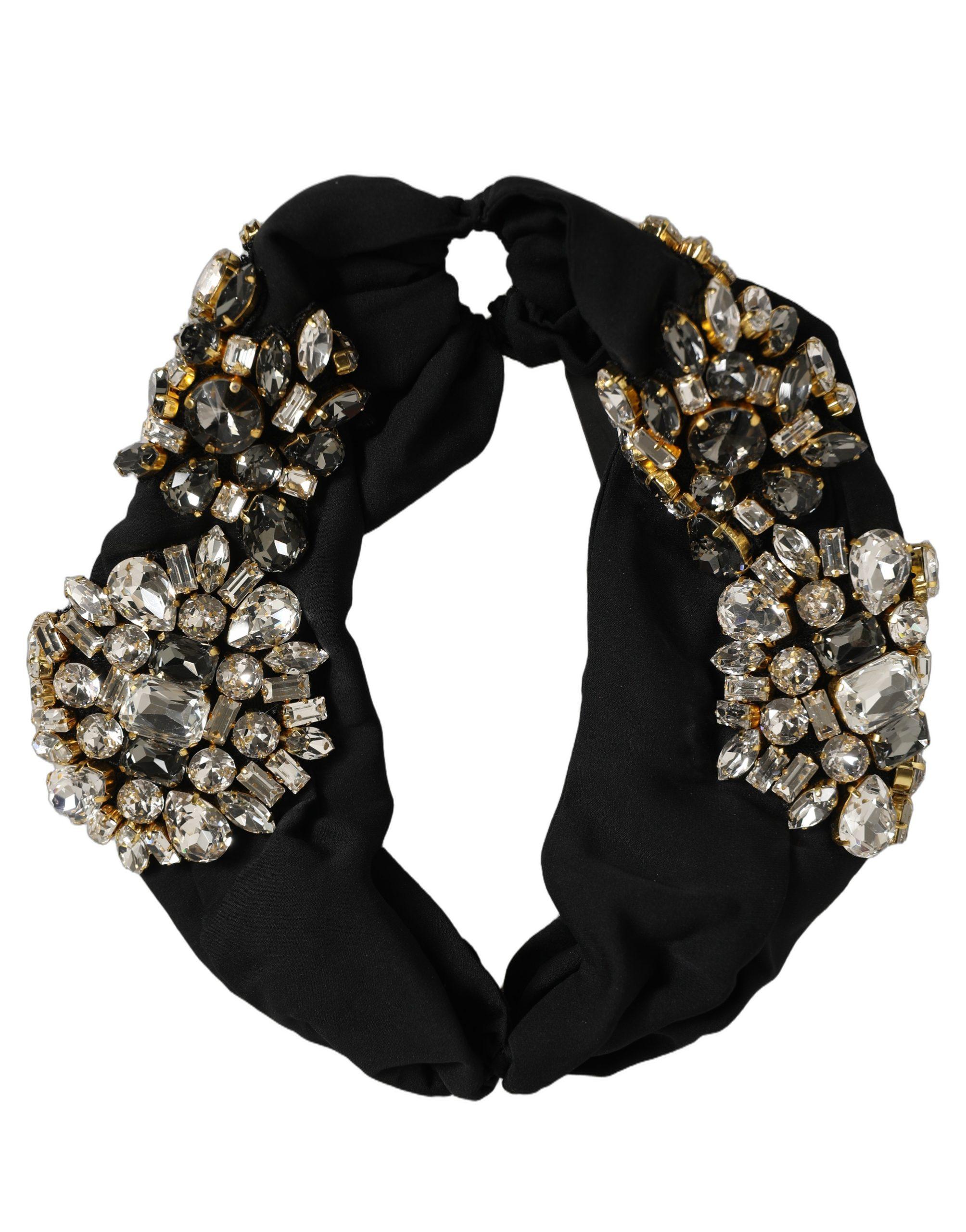 Dolce & Gabbana Clear Crystal Brown Hair Women\'s Headband Dolce Gabbana Headband - Etsy UK main image 4