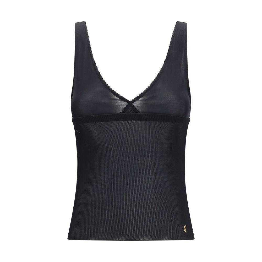 Women's Saint Laurent Sleeveless and tank tops | Lyst