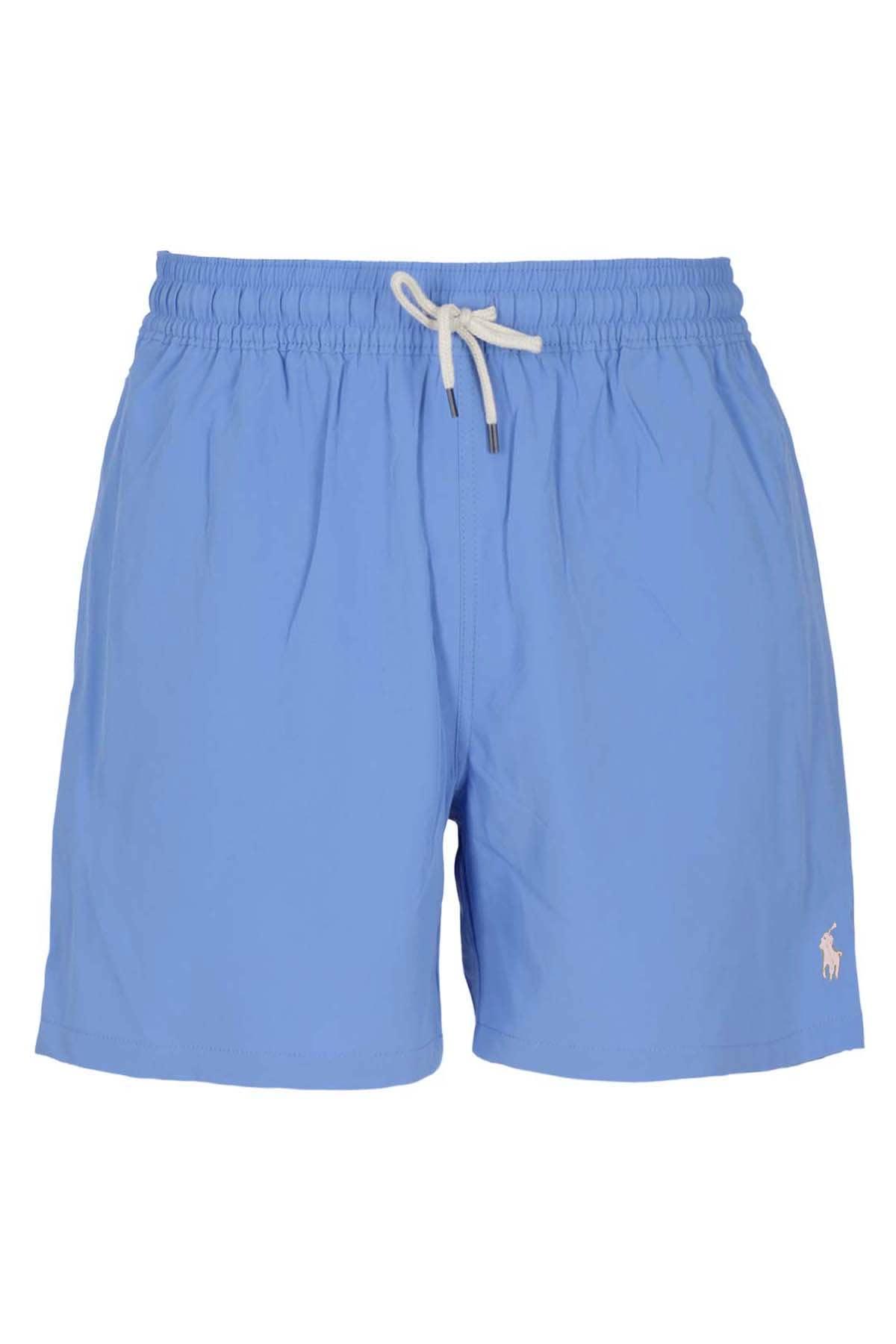 ralph lauren blue swim shorts