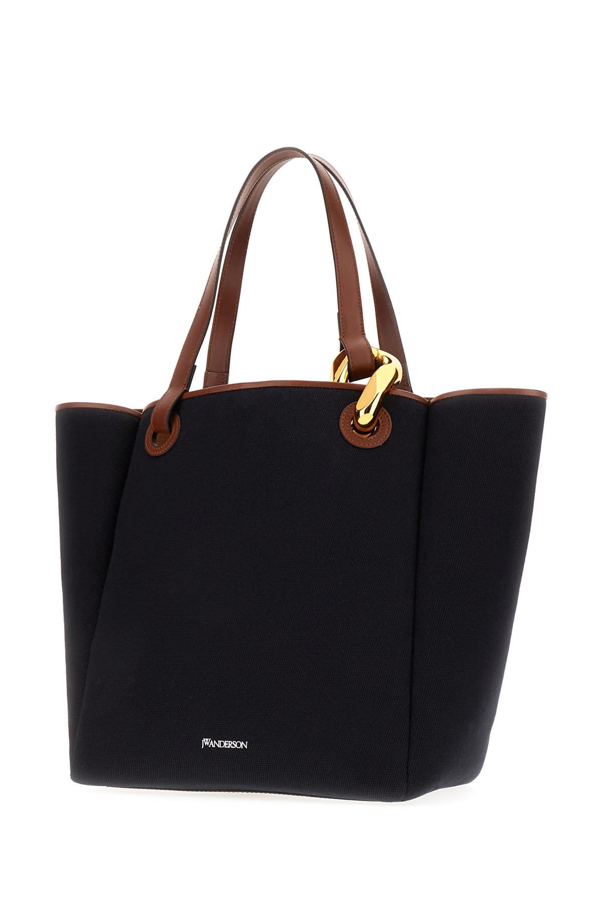 JW Anderson Canvas Corner Shopping Bag in Black Lyst UK