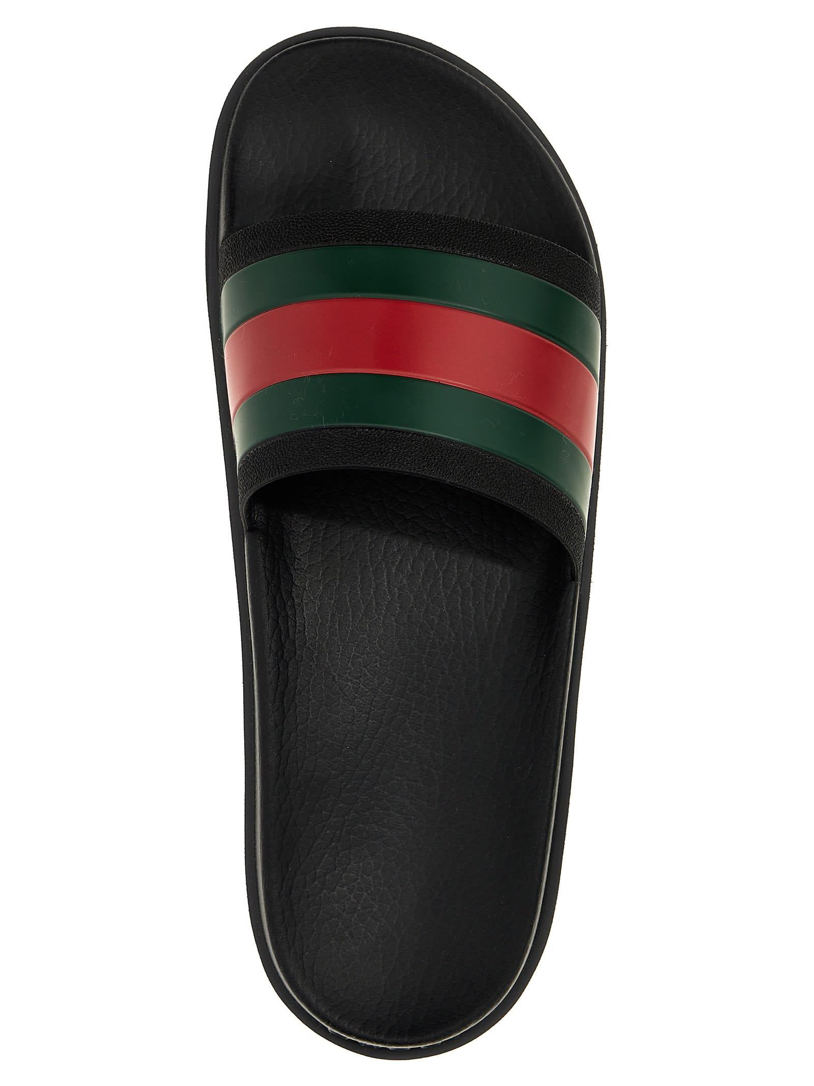 Men's Gucci Leather sandals | Lyst