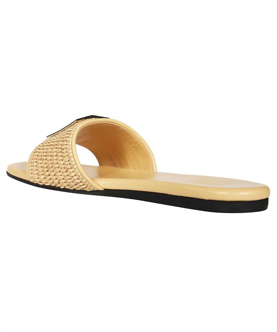 Givenchy 4g Raffia Slides With Logo in White | Lyst