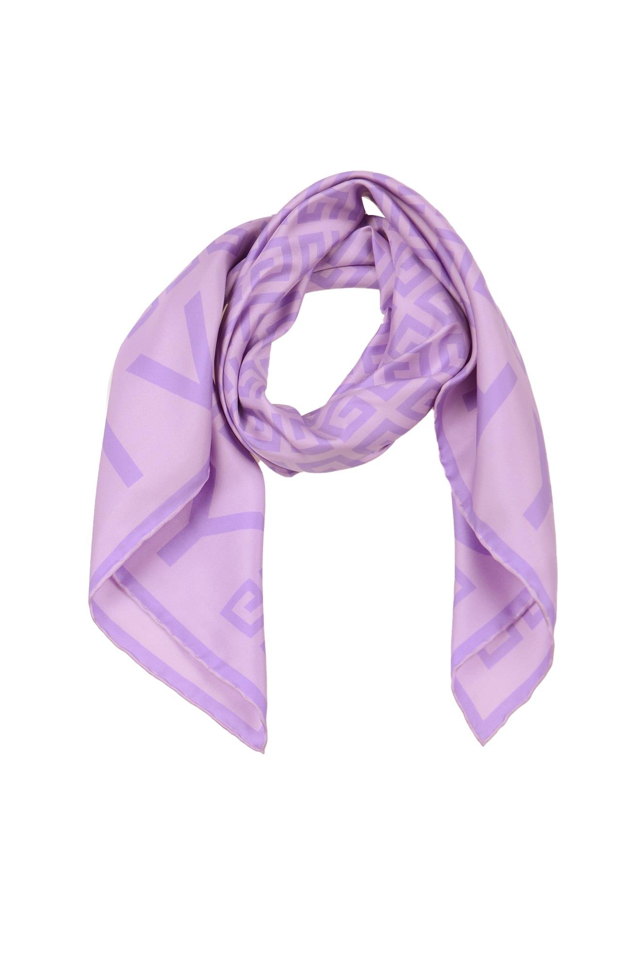 Givenchy Logo Monogram Scarf in Purple