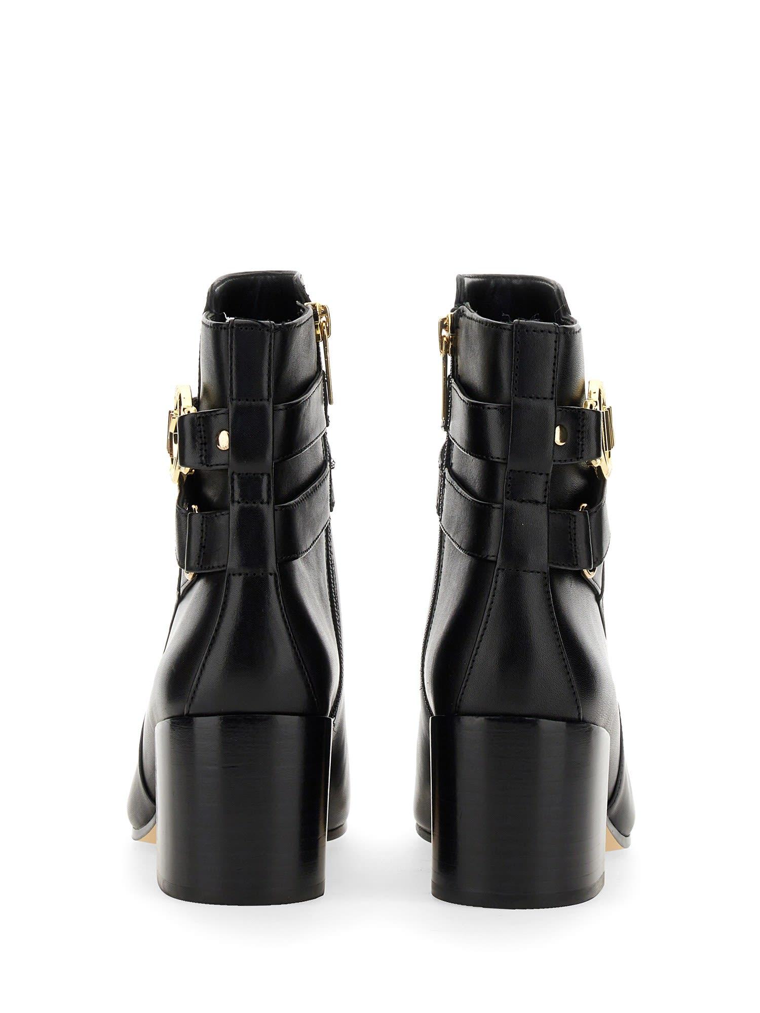 MICHAEL Michael Kors Leather Boot in Black Lyst