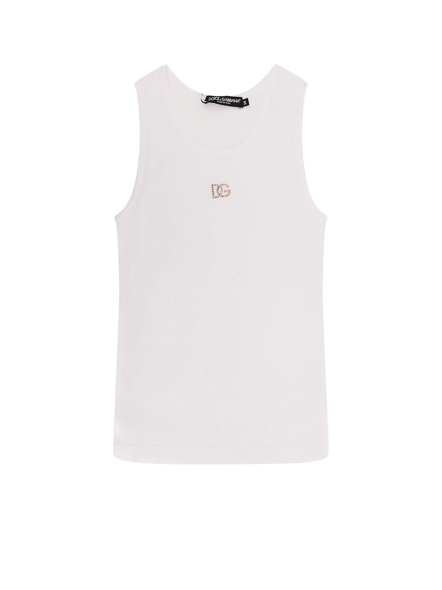 Dolce & Gabbana Sleeveless and tank tops for Women | Online Sale