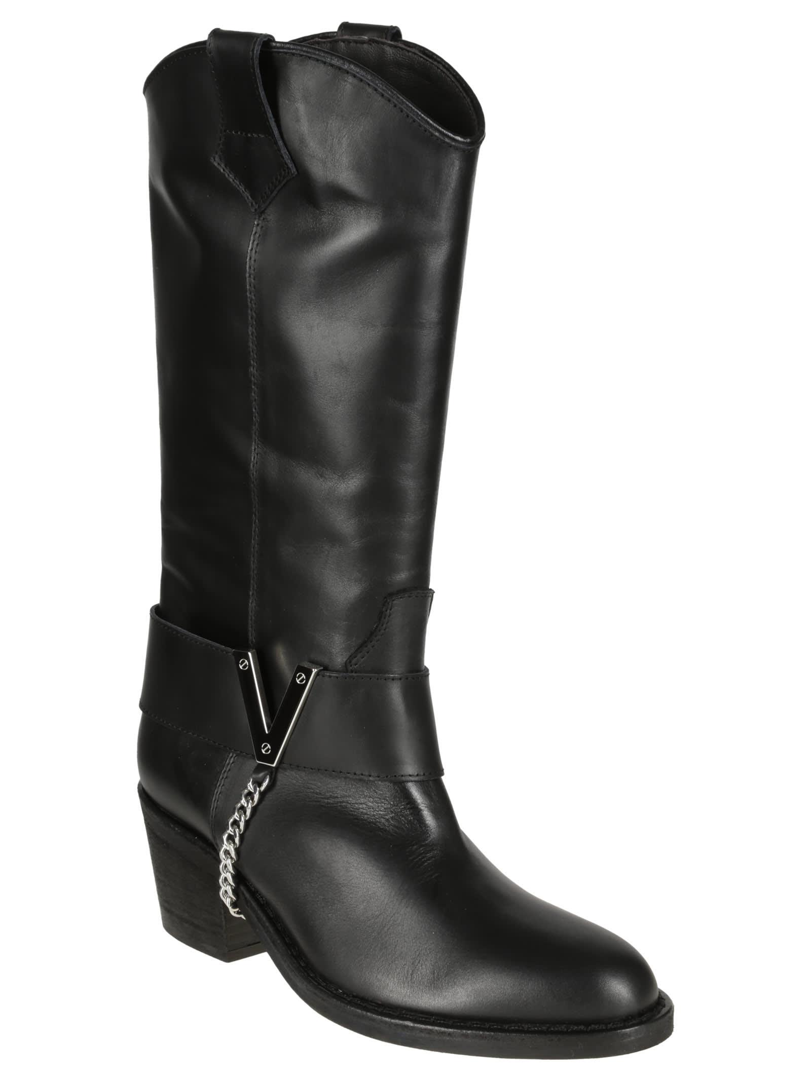 VIA ROMA 15: Botas para mujer, Negro