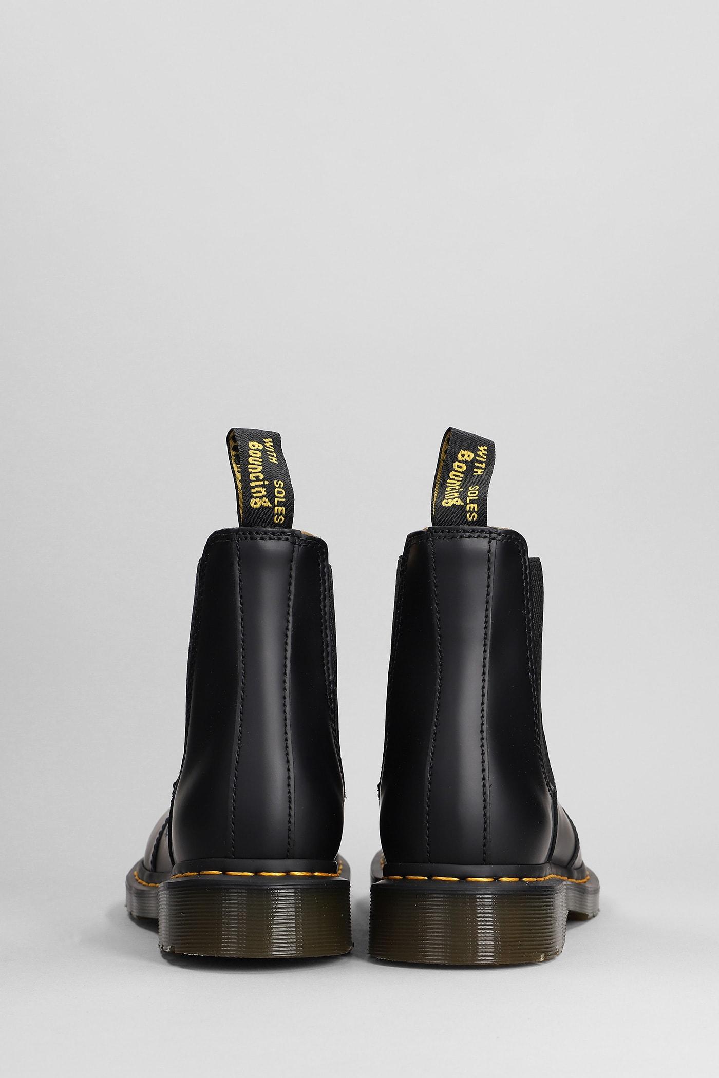 Dr. Martens 2976 Ys Low Heels Ankle Boots In Black Leather for Men | Lyst