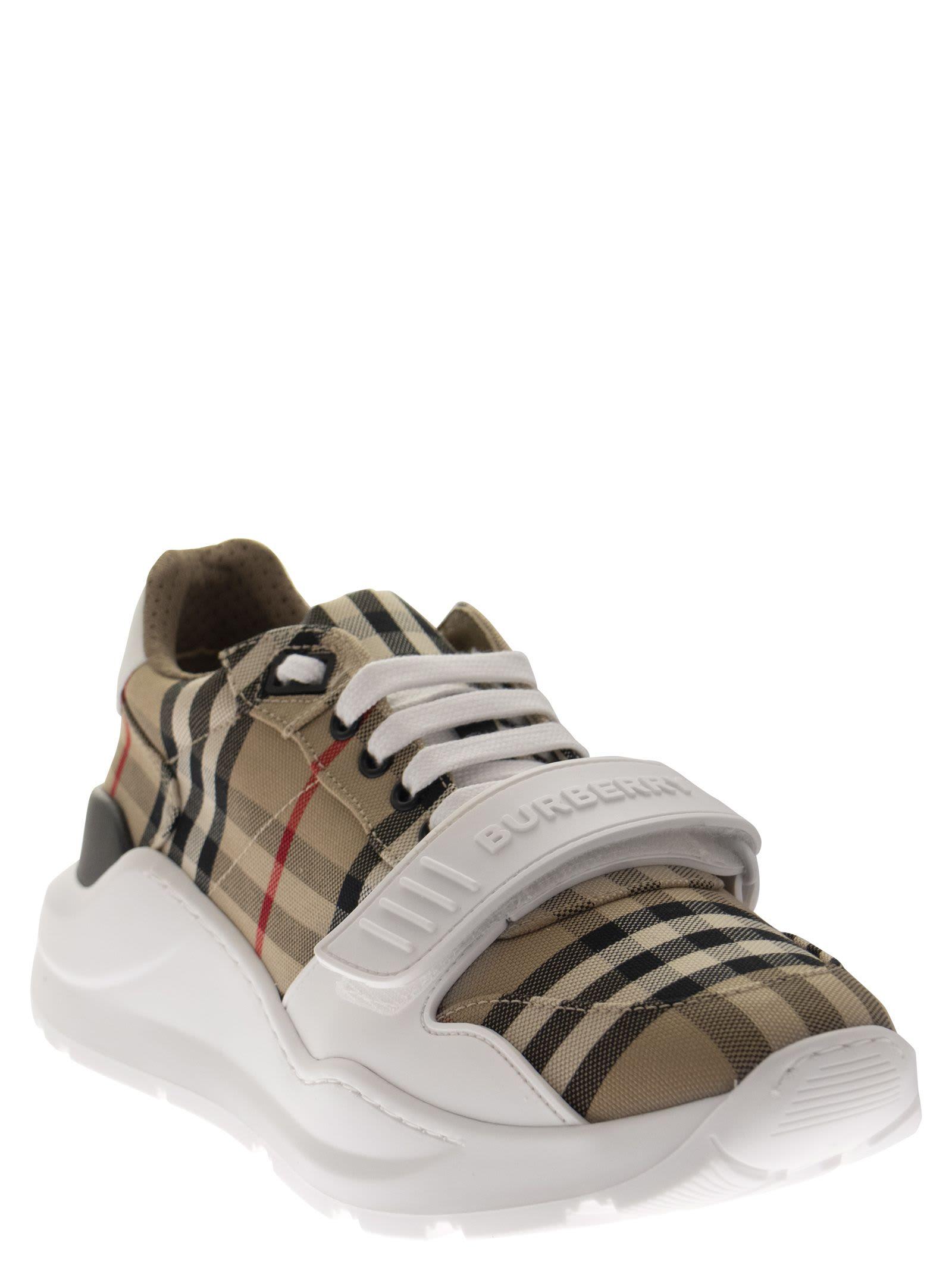 Burberry Leather New Regis - Sneakers | Lyst