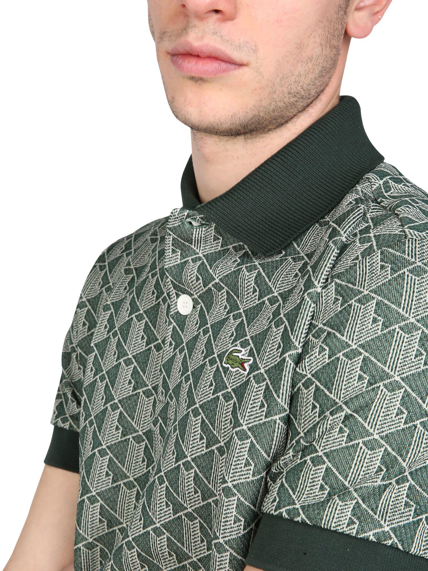 Lacoste Lacoste L!ve Monogrammed Polo Shirt for Men