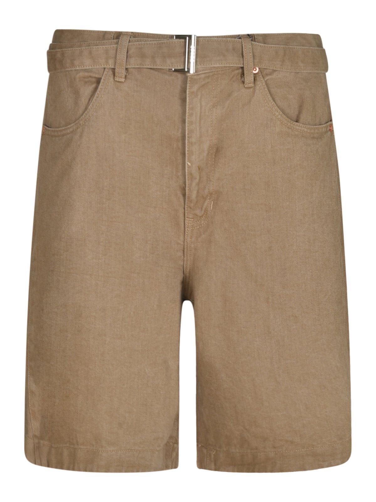 sacai Cotton Chino Shorts (Beige) Other