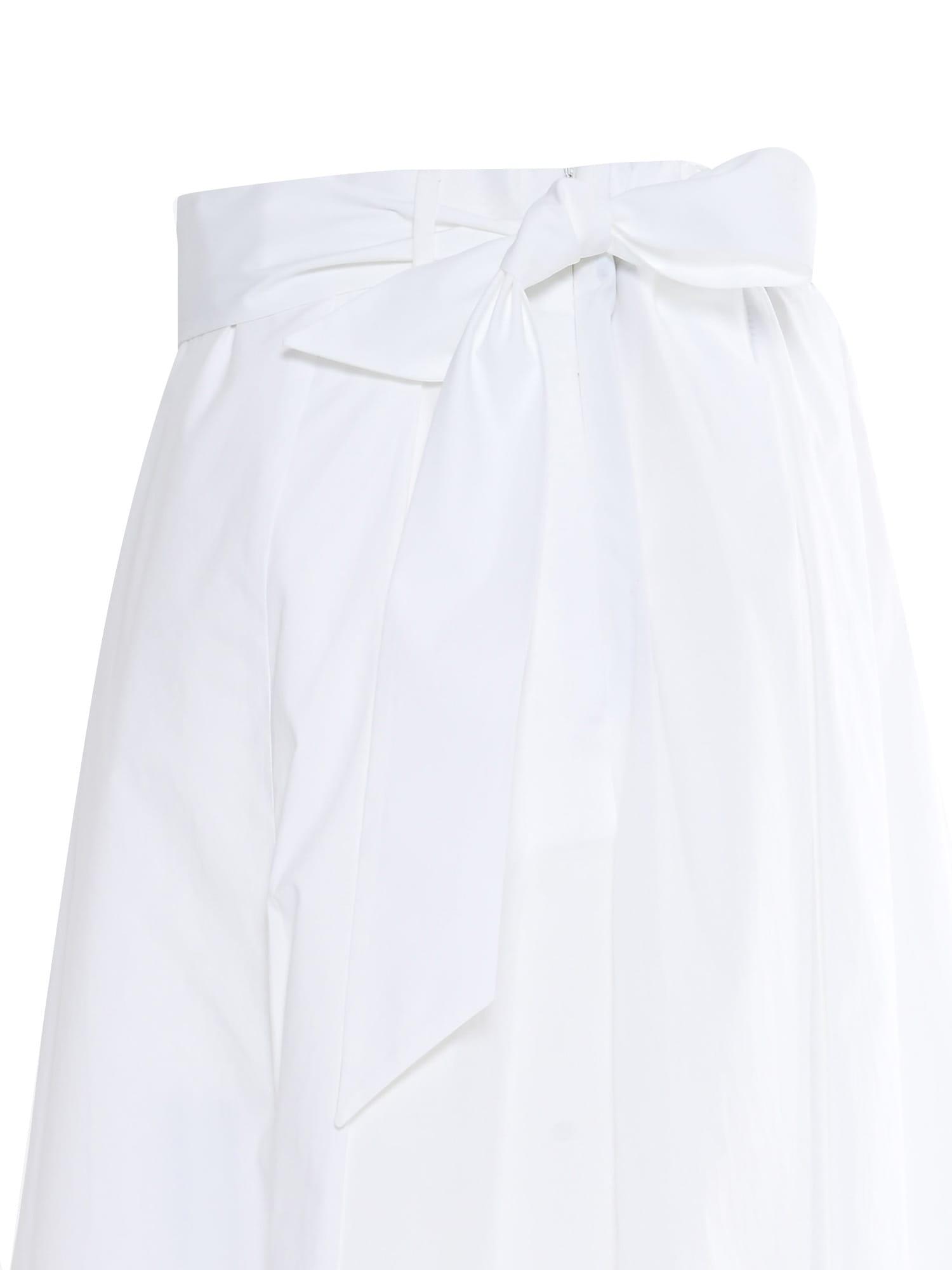 スカート LORENA ANTONIAZZI Women Skirts P2562GO16C3612 White Lorena Antoniazzi Skirts for Women | Online Sale up to 86
