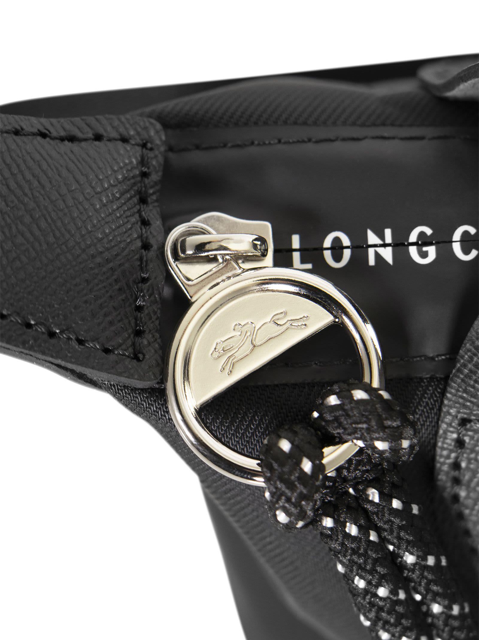 Longchamp black Large Le Pliage Néo Top-Handle Bag