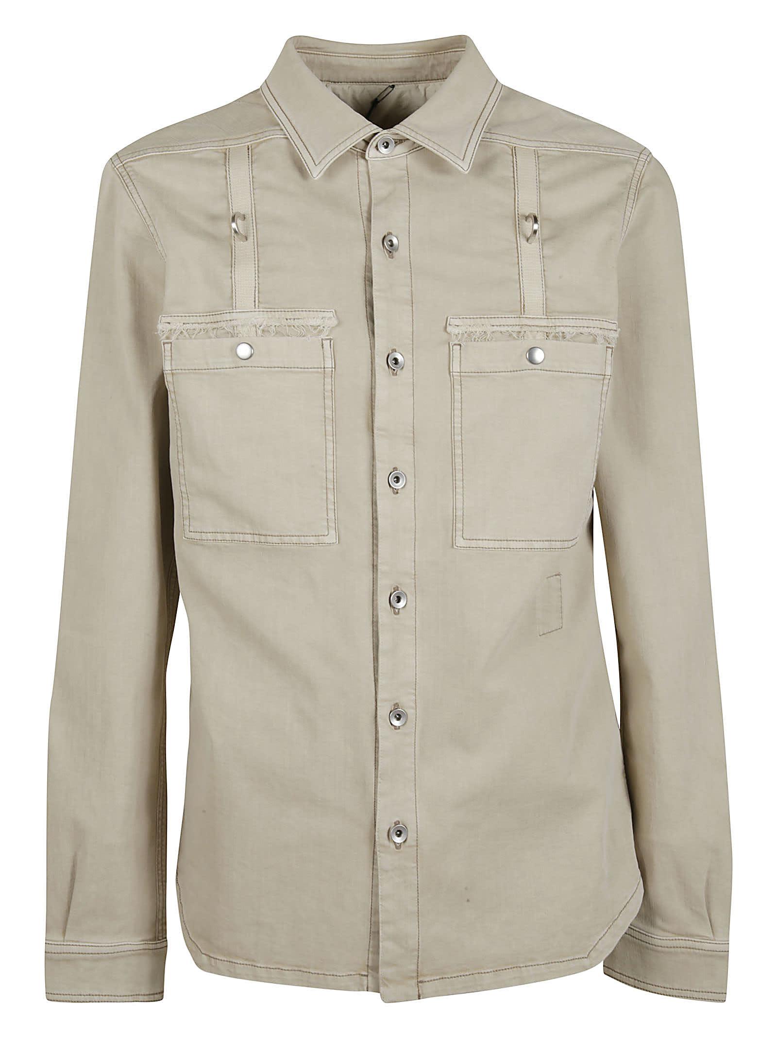 Rick Owens Cotton Work Shirt for Men | Lyst