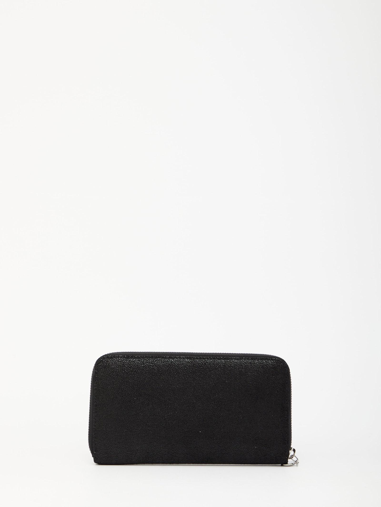 Stella McCartney Synthetic Falabella Black Wallet in White - Save 40% | Lyst