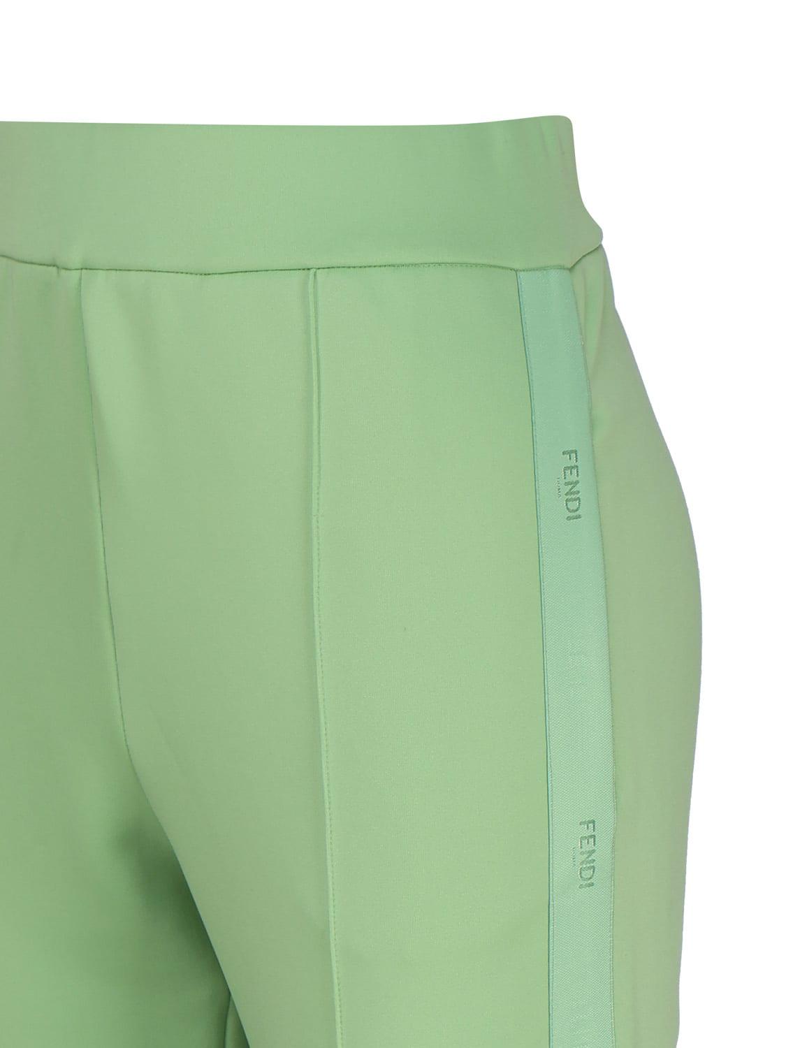 Fendi Trousers - Green w. Logo Ribbon » New Products Every Day
