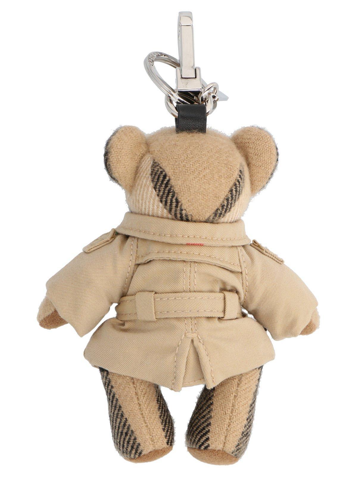 Thomas Bear Charm with Bow Tie in Archive Beige - Women