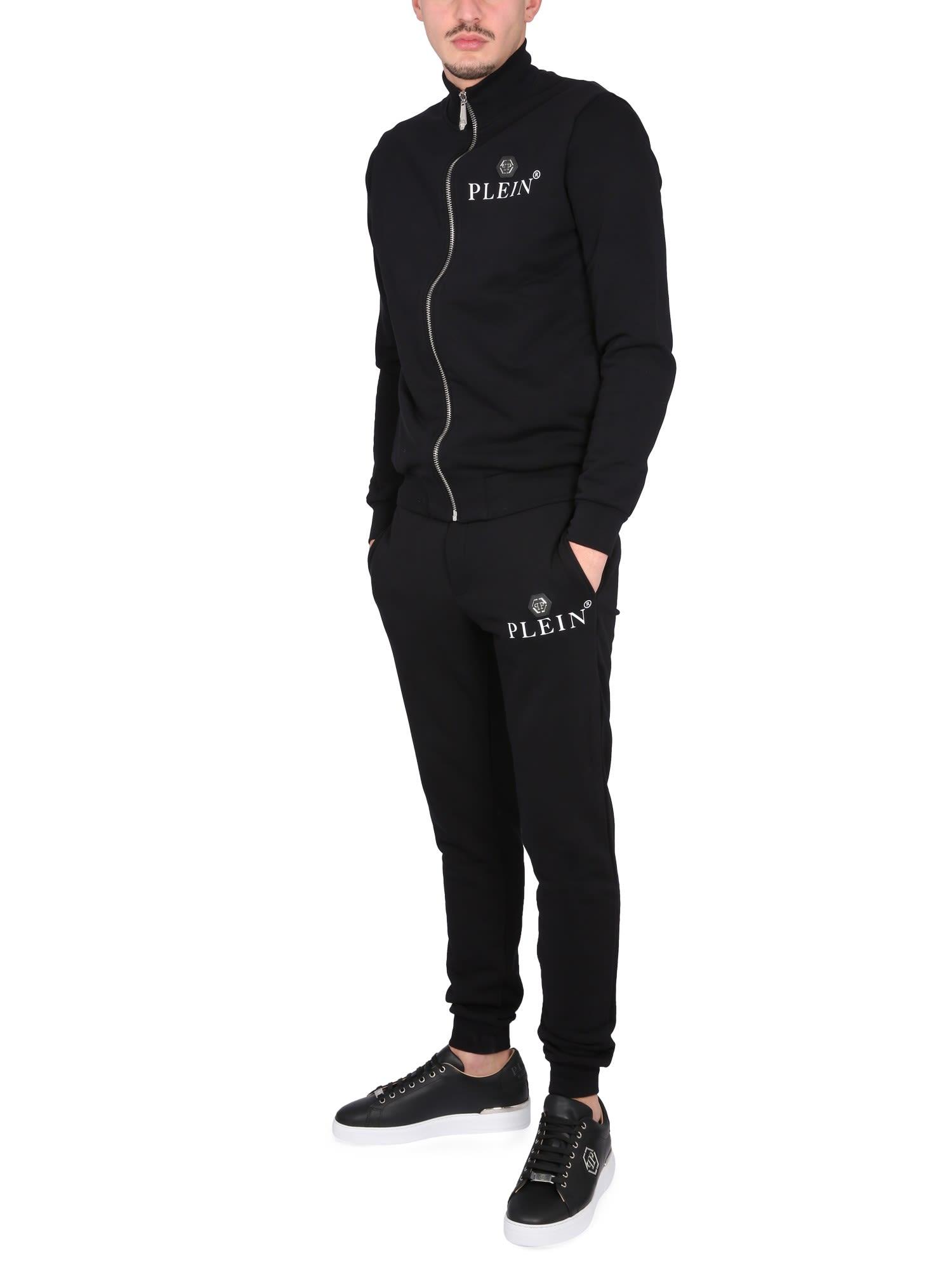 Philipp Plein Logo Tracksuit in Black for Men | Lyst