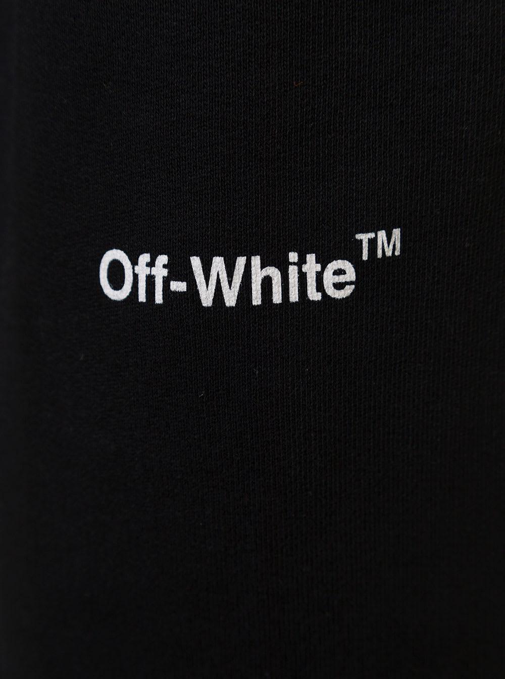 Off-White c/o Virgil Abloh Helvetica Black Cotton Jersey Jogger